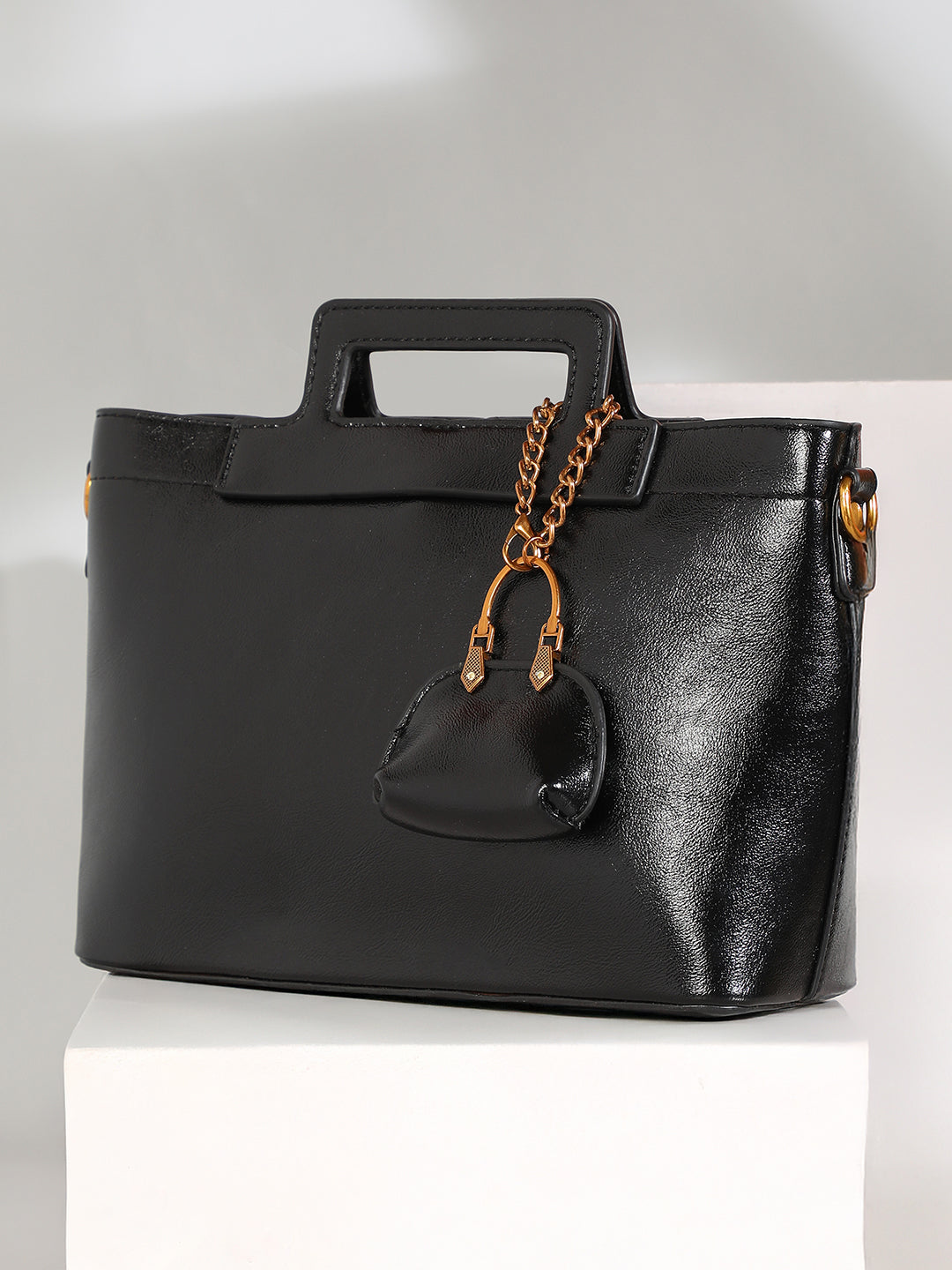 The Madame Hand Bag - Onyx Black