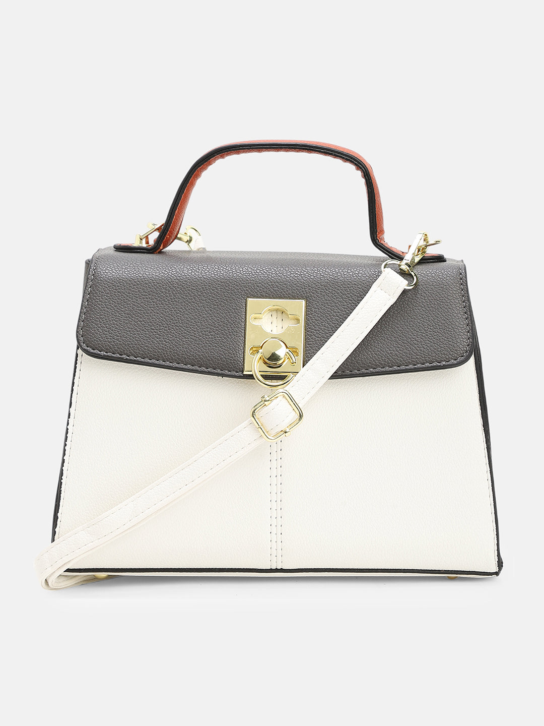 The Curatus Satchel Bag - Moon Grey & Chalk White