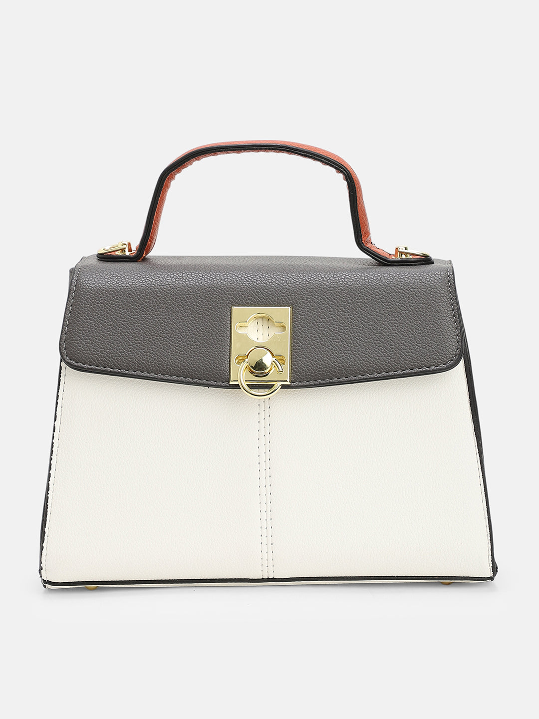 The Curatus Satchel Bag - Moon Grey & Chalk White