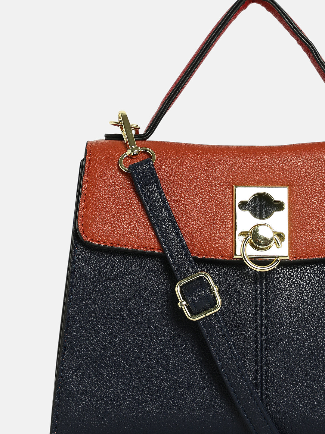 The Curatus Satchel Bag - Sienna Brown & Obsidian Black