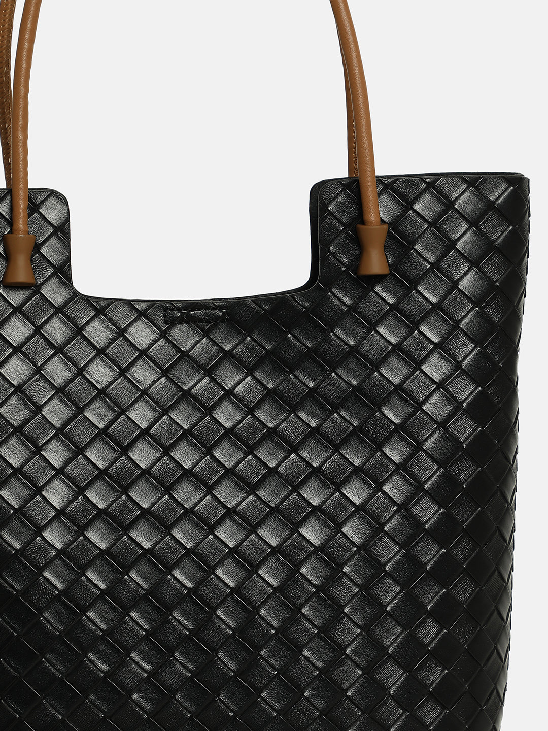 The Weave Tote Bag - Onyx Black