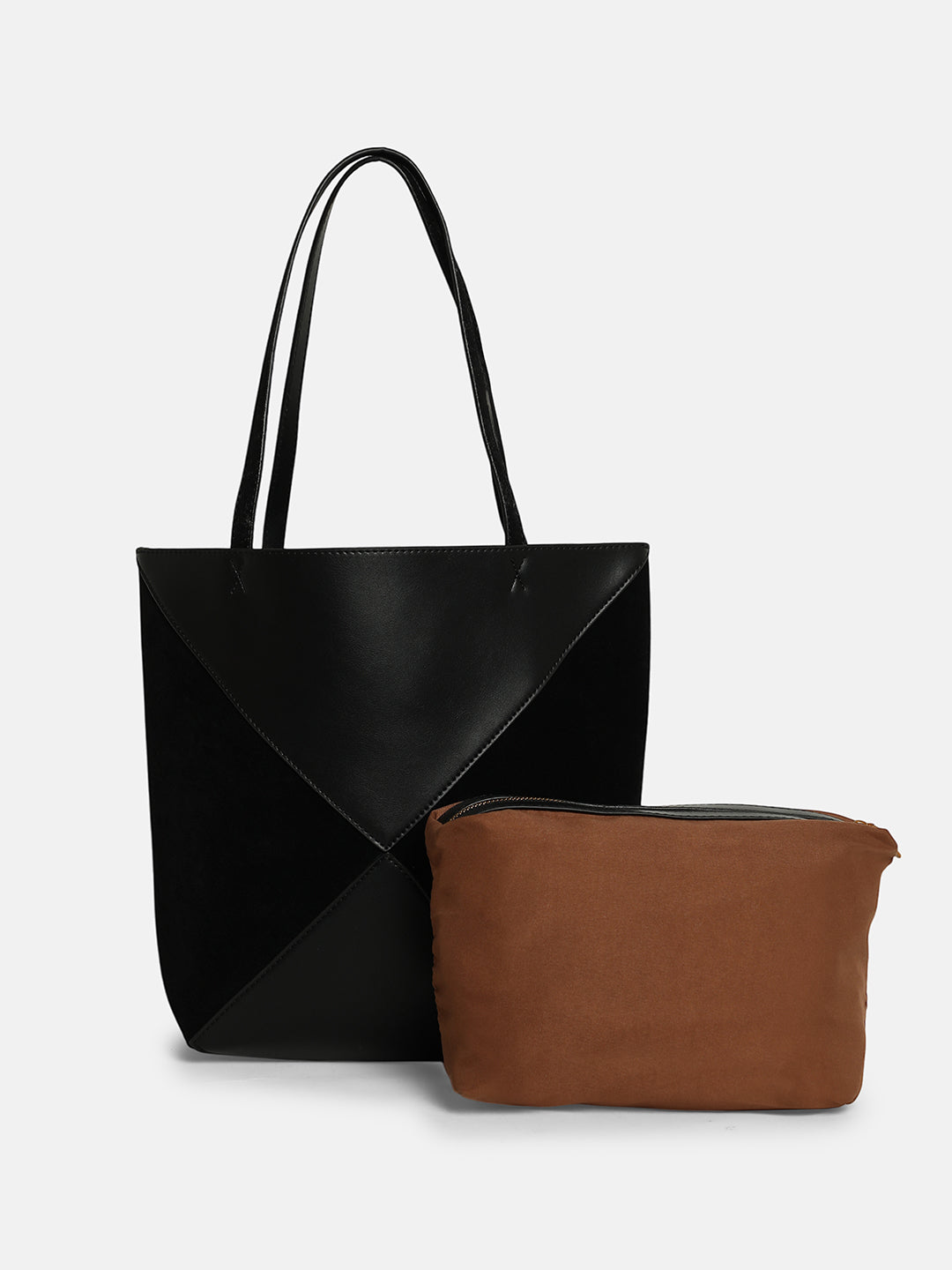 The Velouré Tote Bag - Onyx Black