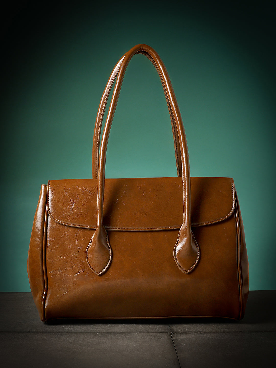 The Large Medis Satchel Bag - Chocolate Brown