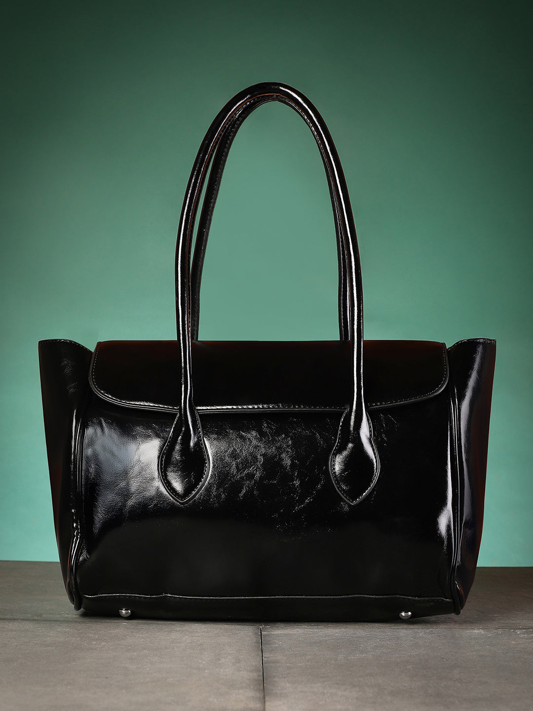 The Large Medis Satchel Bag - Onyx Black