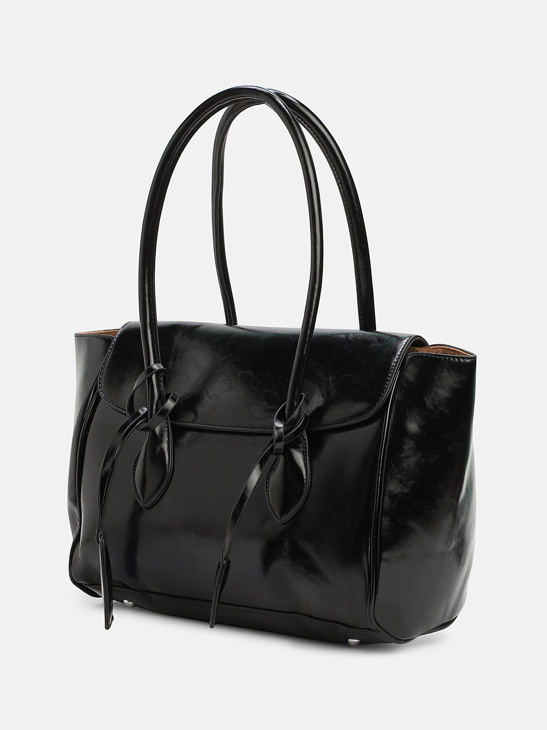 The Large Medis Satchel Bag - Onyx Black