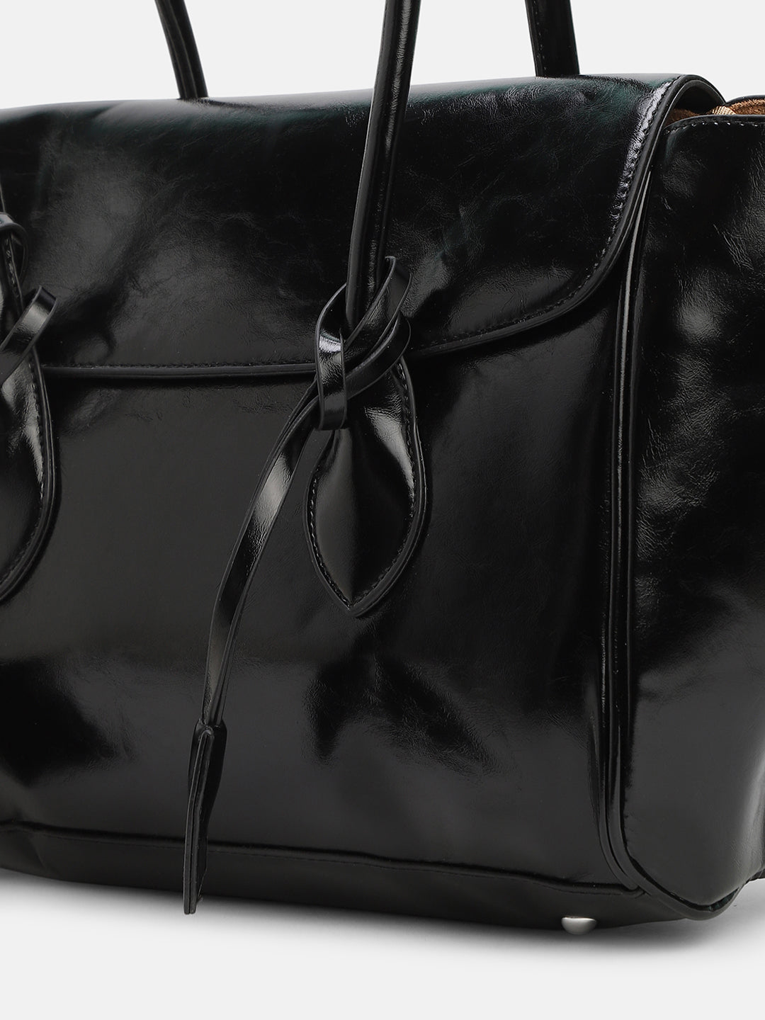 The Large Medis Satchel Bag - Onyx Black