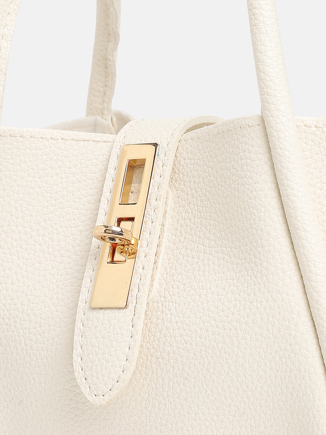 The Galleria Hand Bag - Ivory White