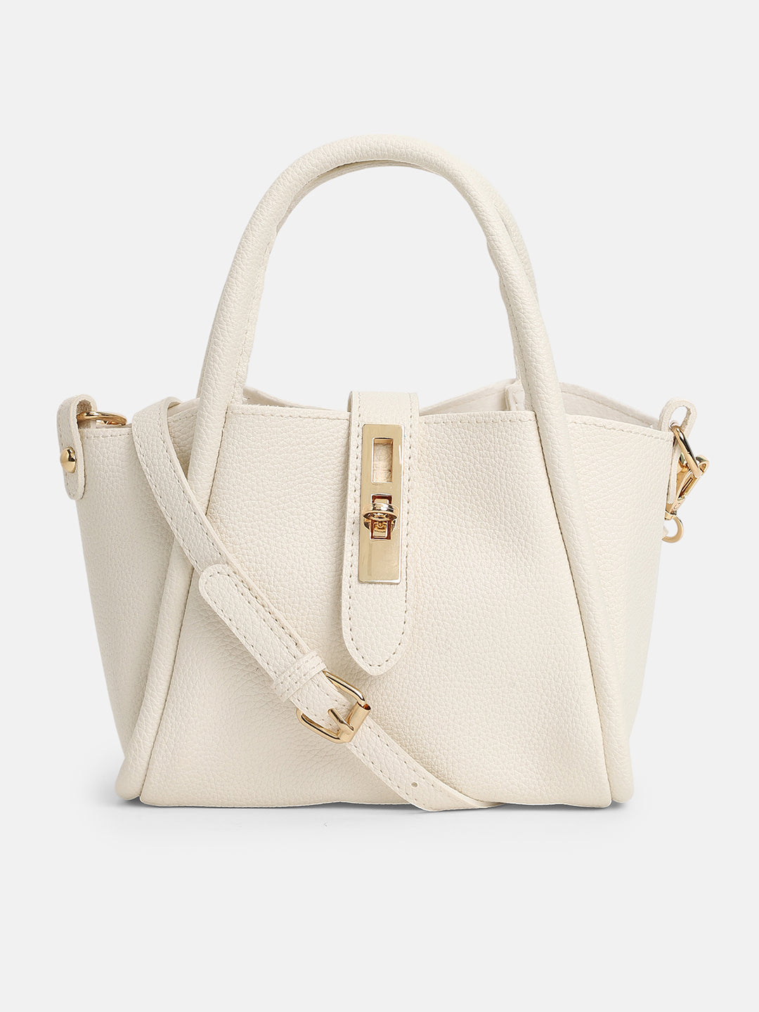 The Galleria Hand Bag - Ivory White