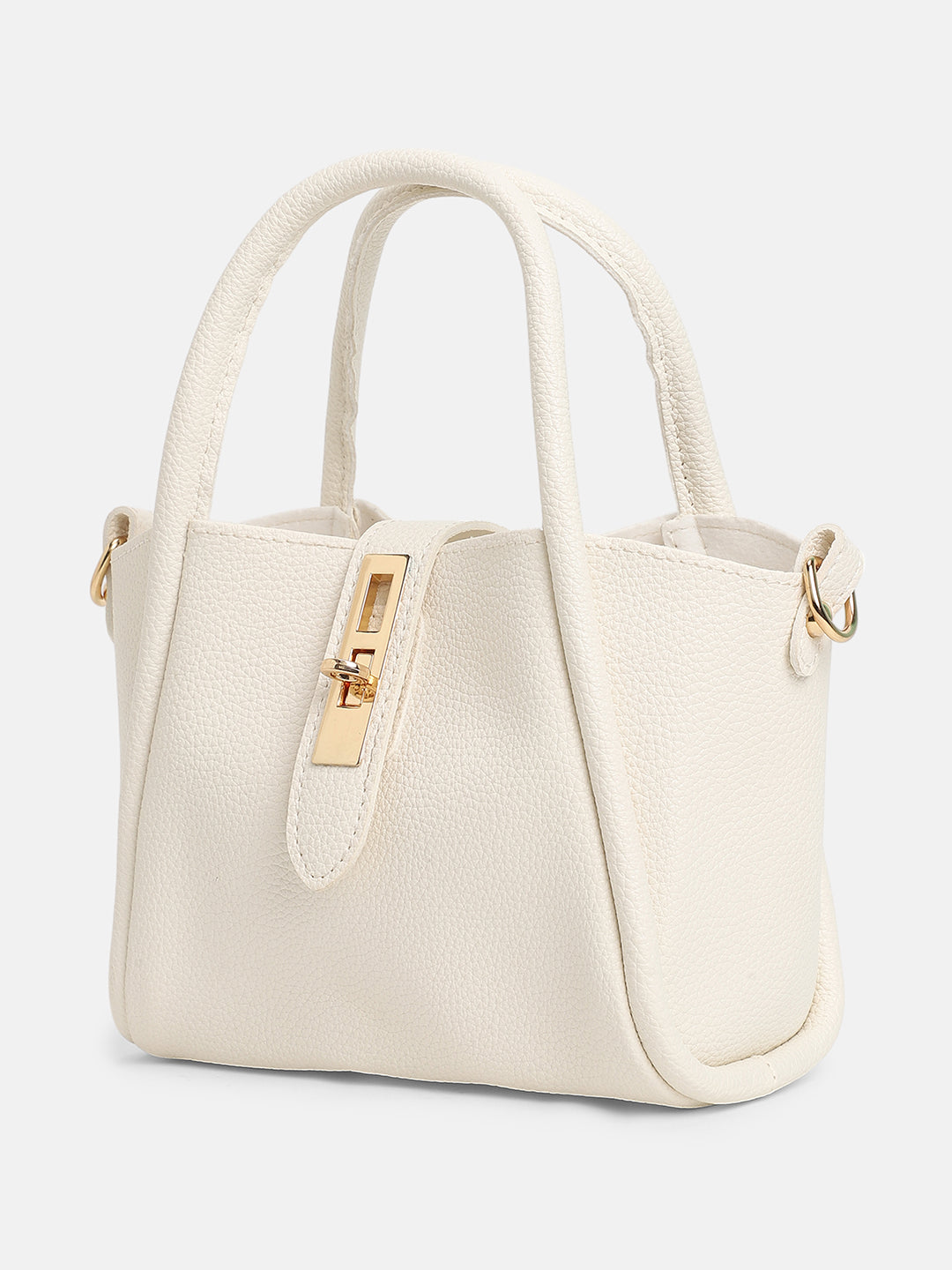 The Galleria Hand Bag - Ivory White