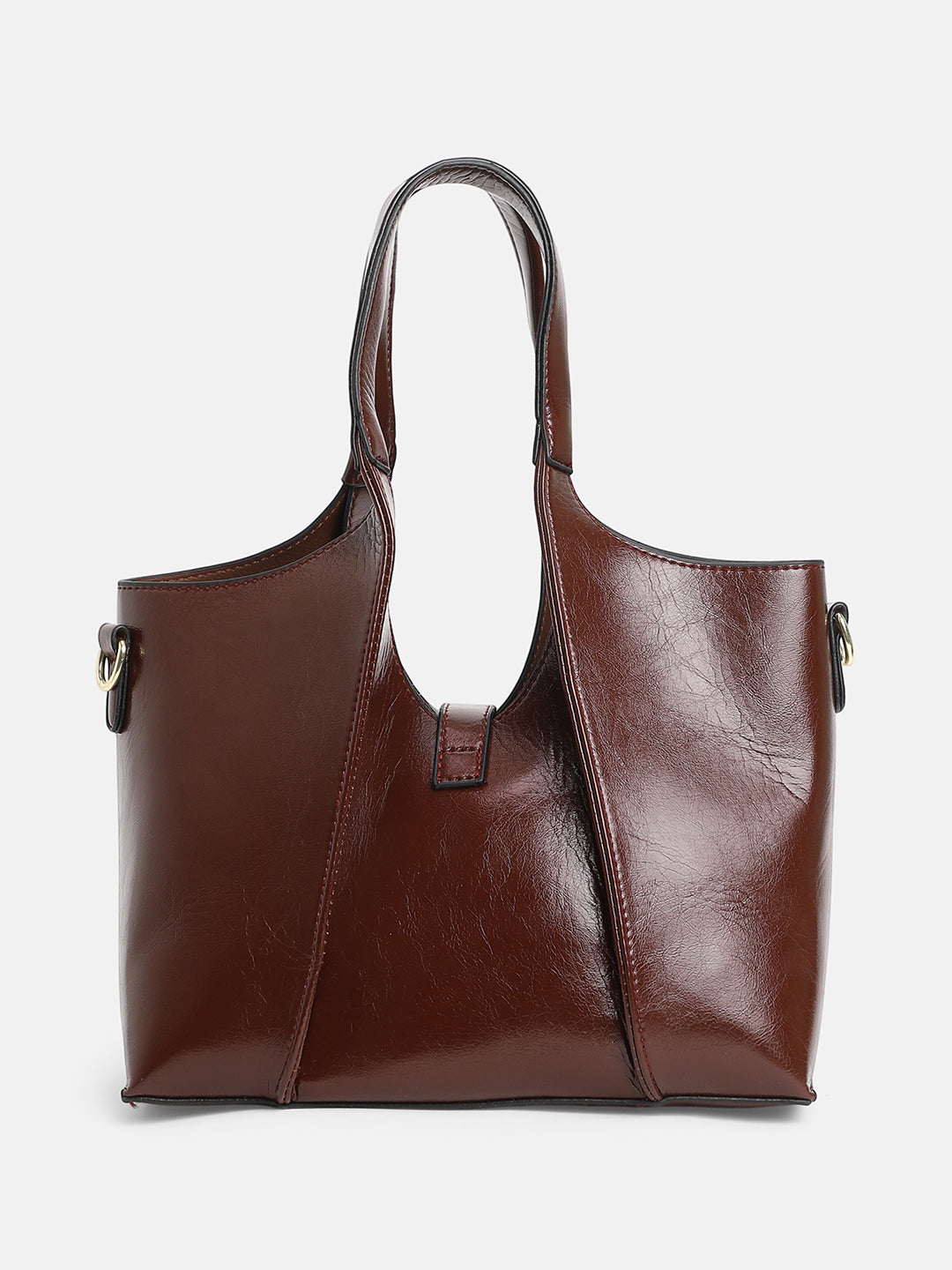 The Foldara Hand Bag - Mocha Brown