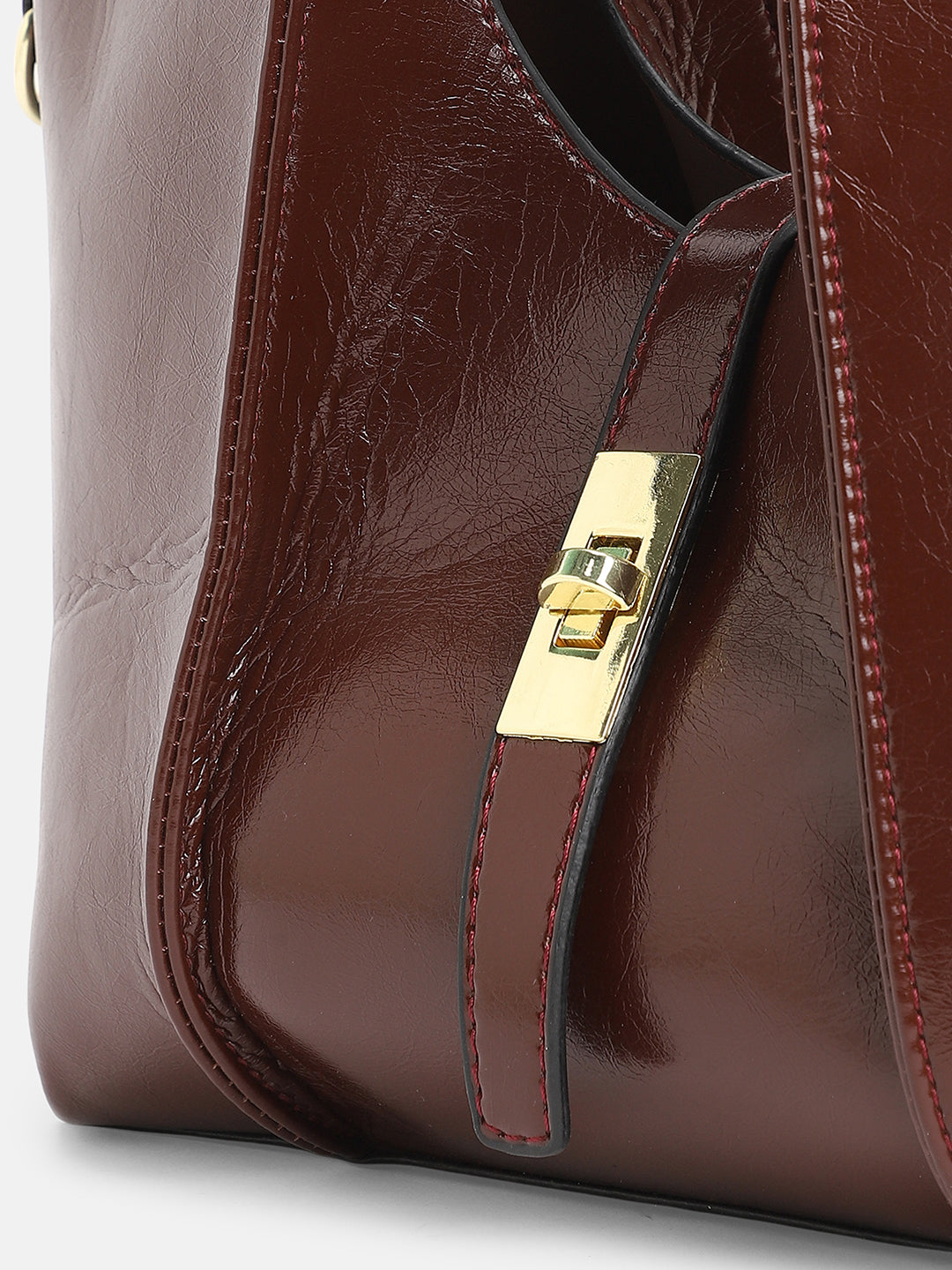 The Foldara Hand Bag - Mocha Brown