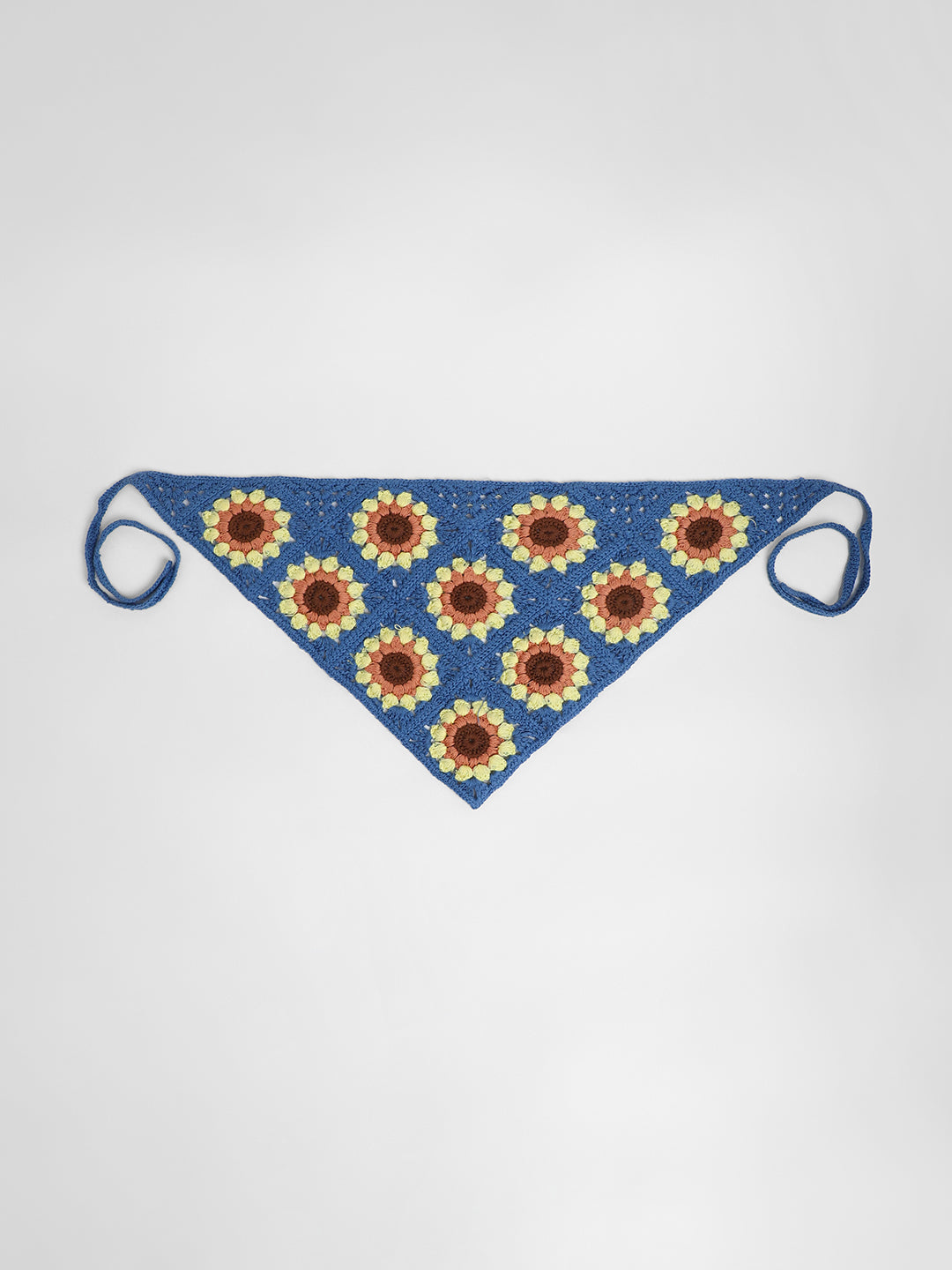 Daisy Crochet Head Scarf