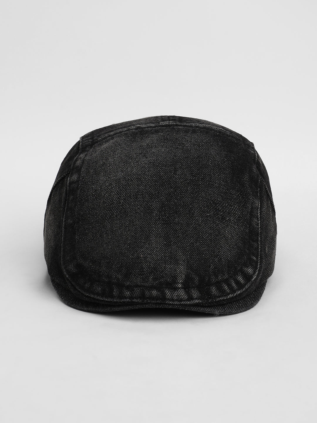 The Denim Driver Cap - Midnight Black