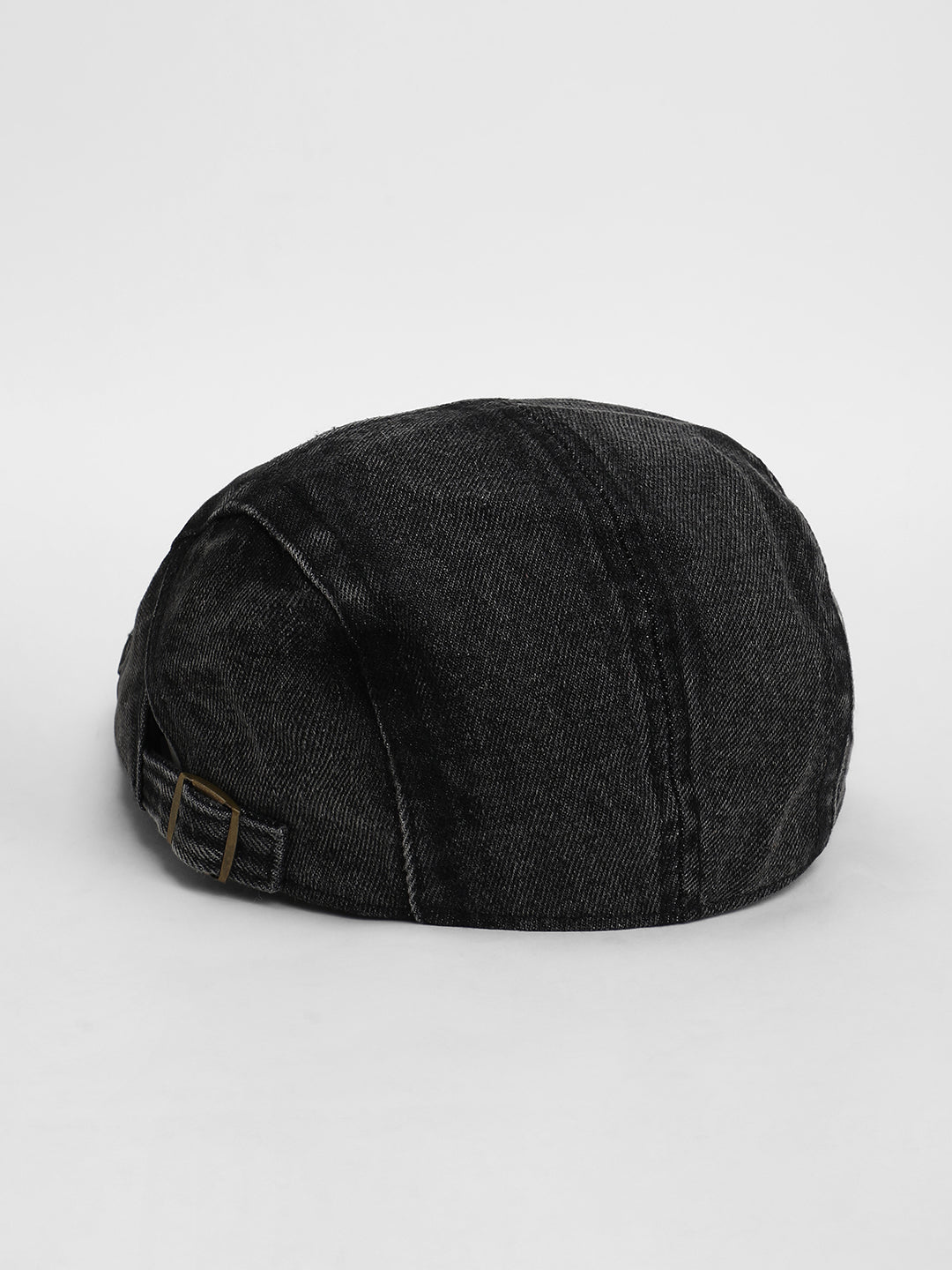 The Denim Driver Cap - Midnight Black