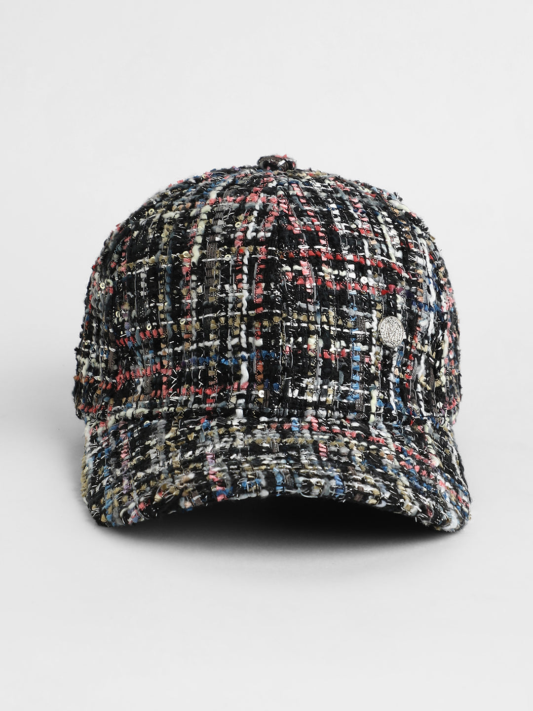 The Boucle Baseball Cap - Midnight Black