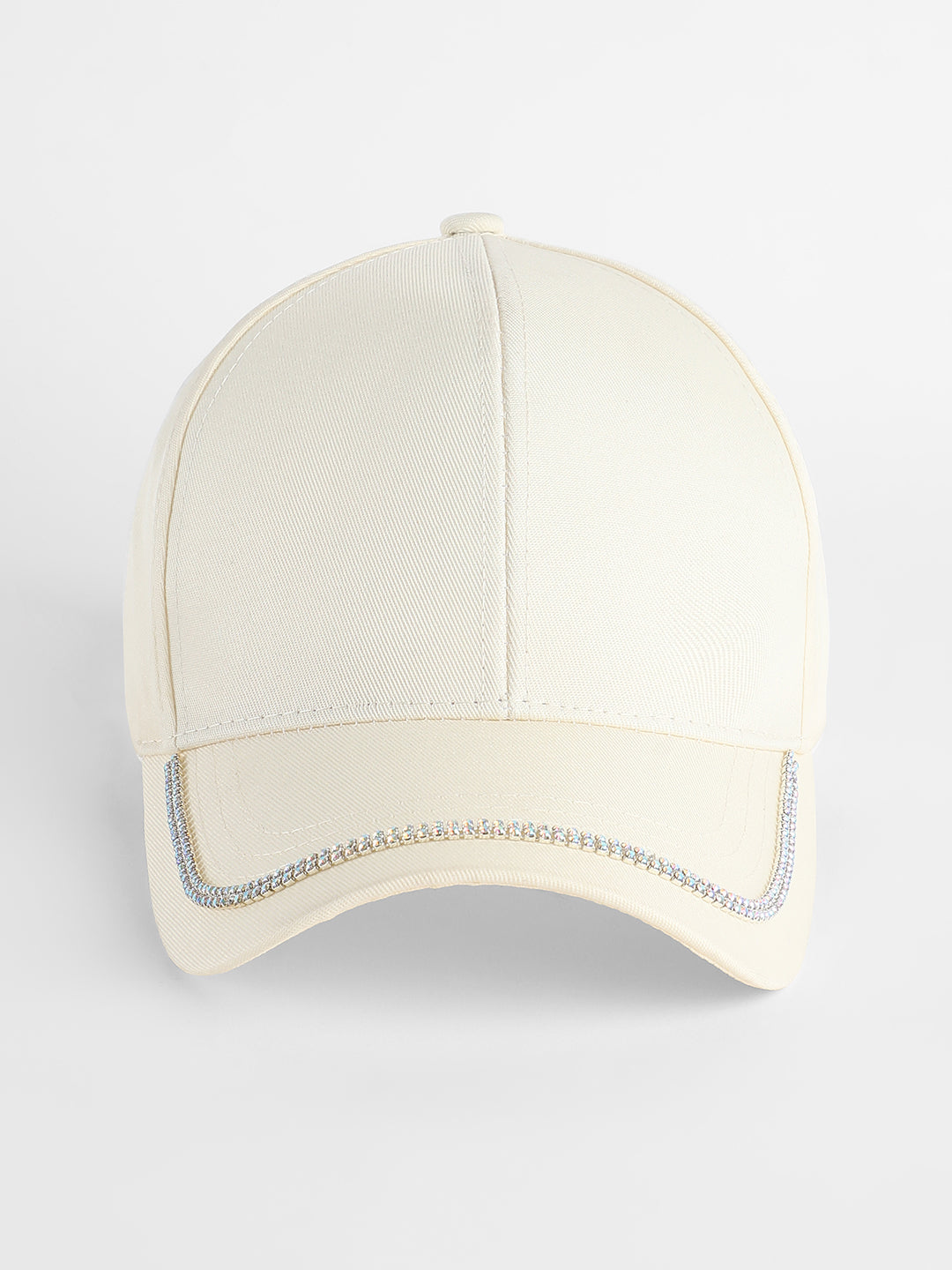 Embellished Lined Baseball Cap