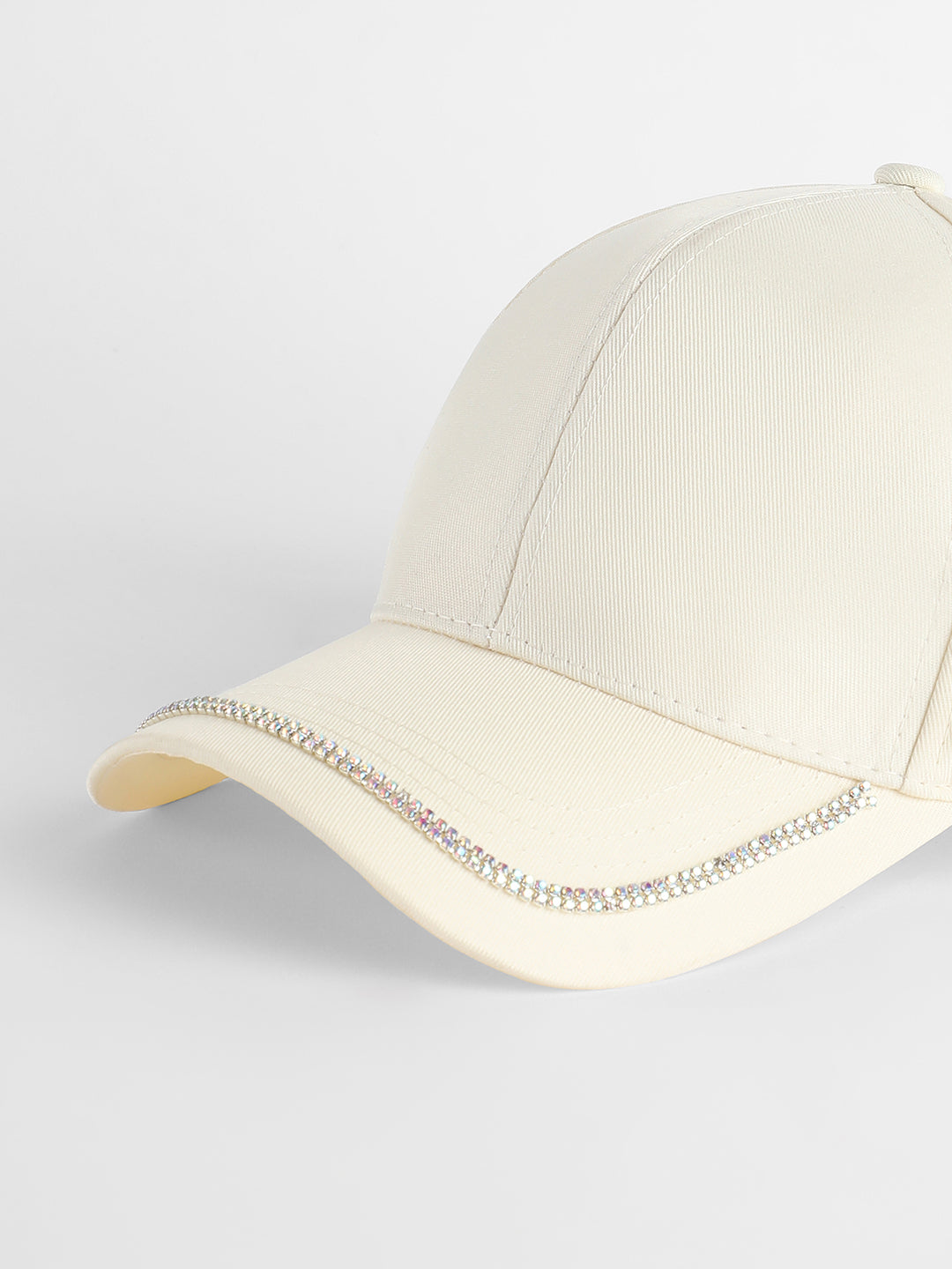 Embellished Lined Baseball Cap