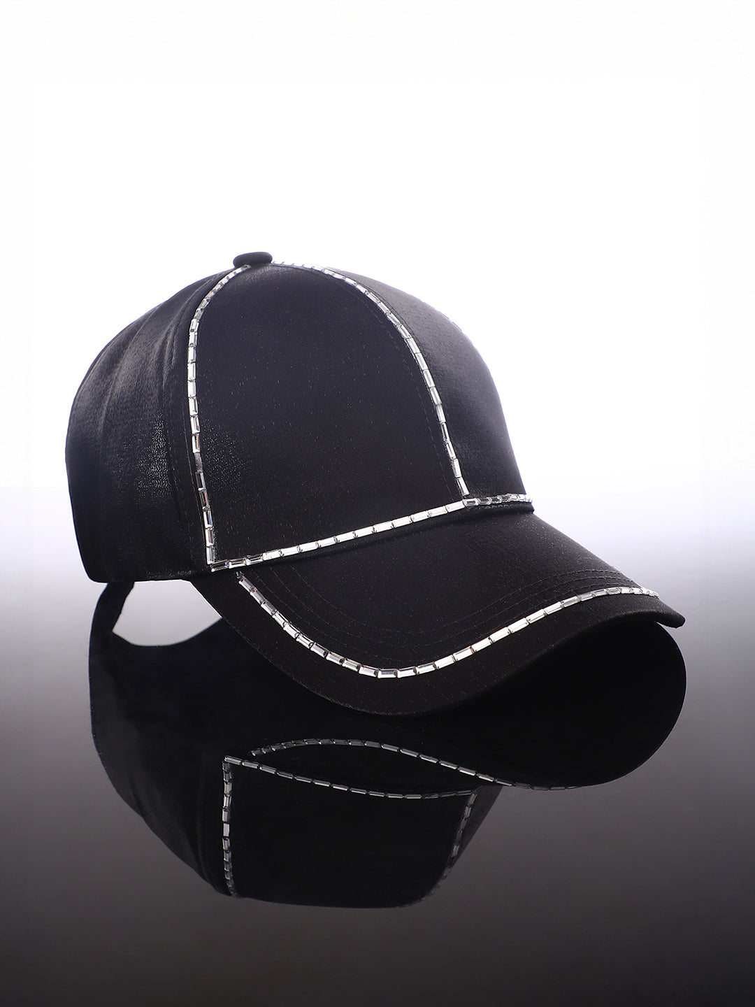 Embellished Lined Baseball Cap