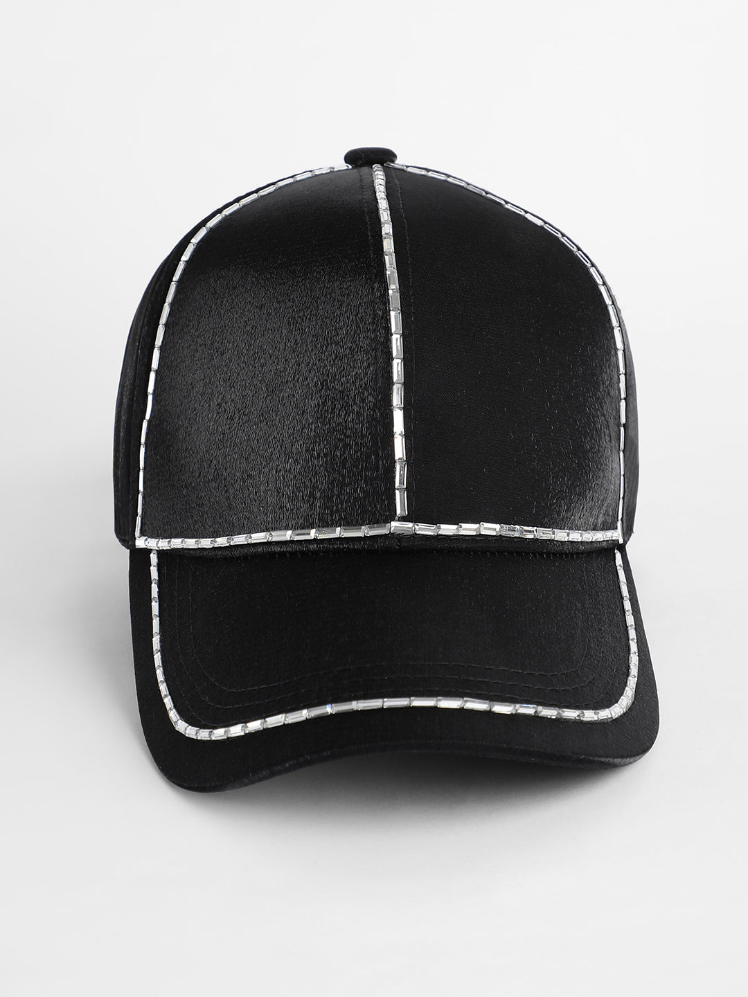 Embellished Lined Baseball Cap