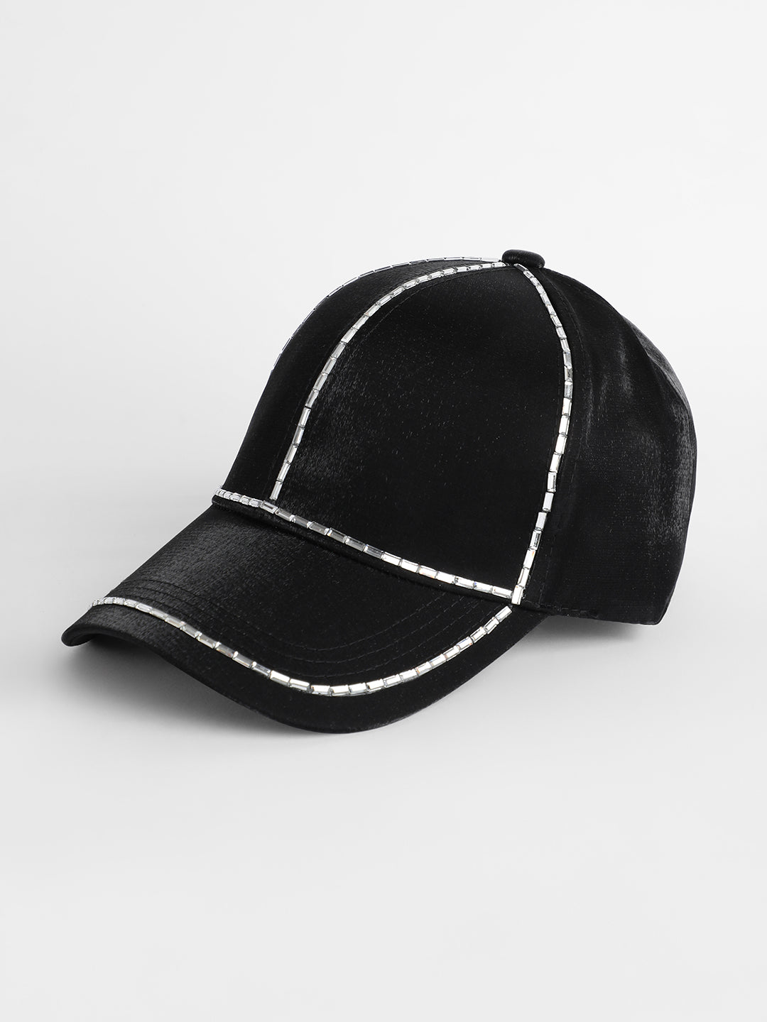 Embellished Lined Baseball Cap