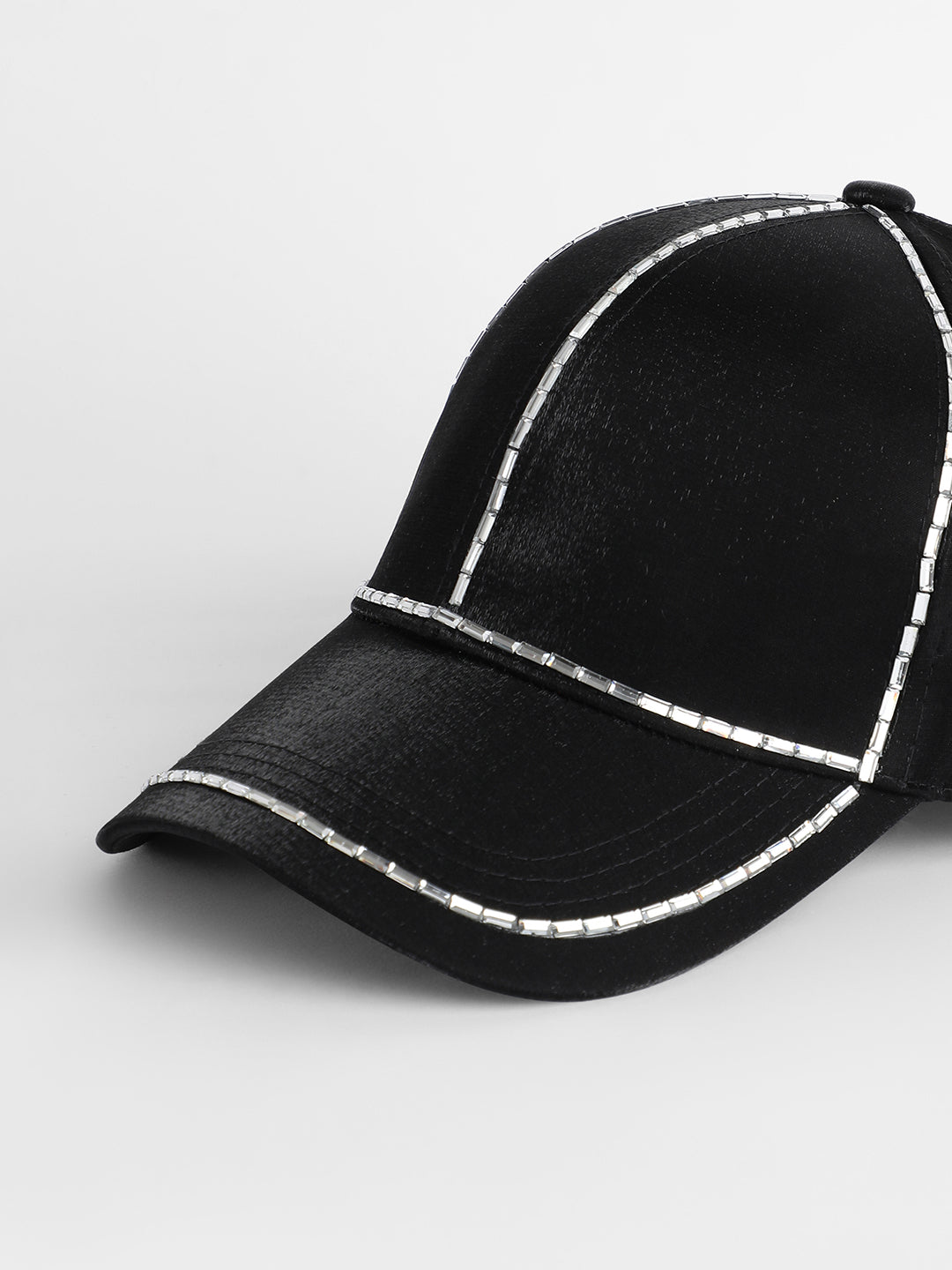 Embellished Lined Baseball Cap