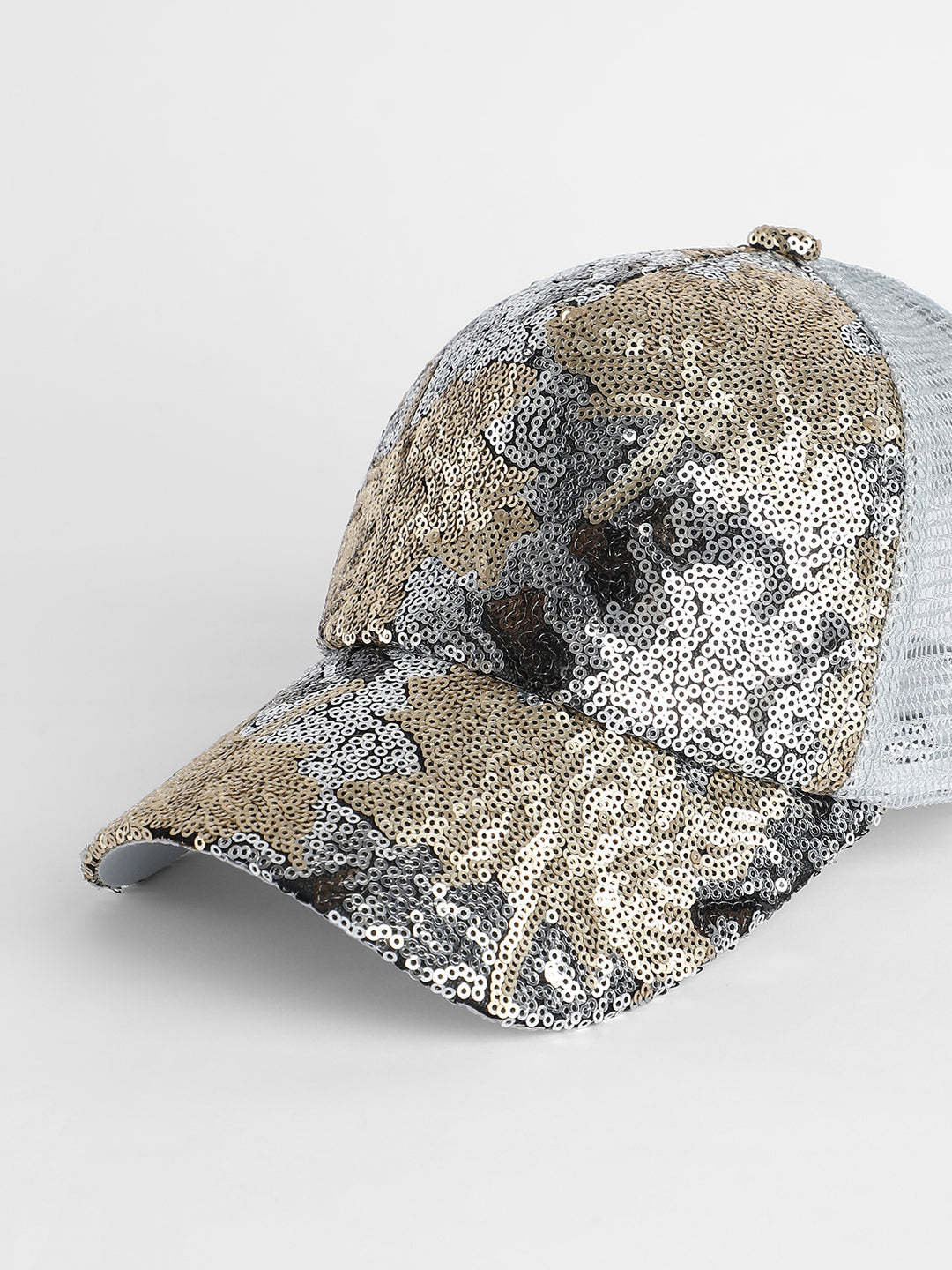 Abstract Sequin Baseball Cap