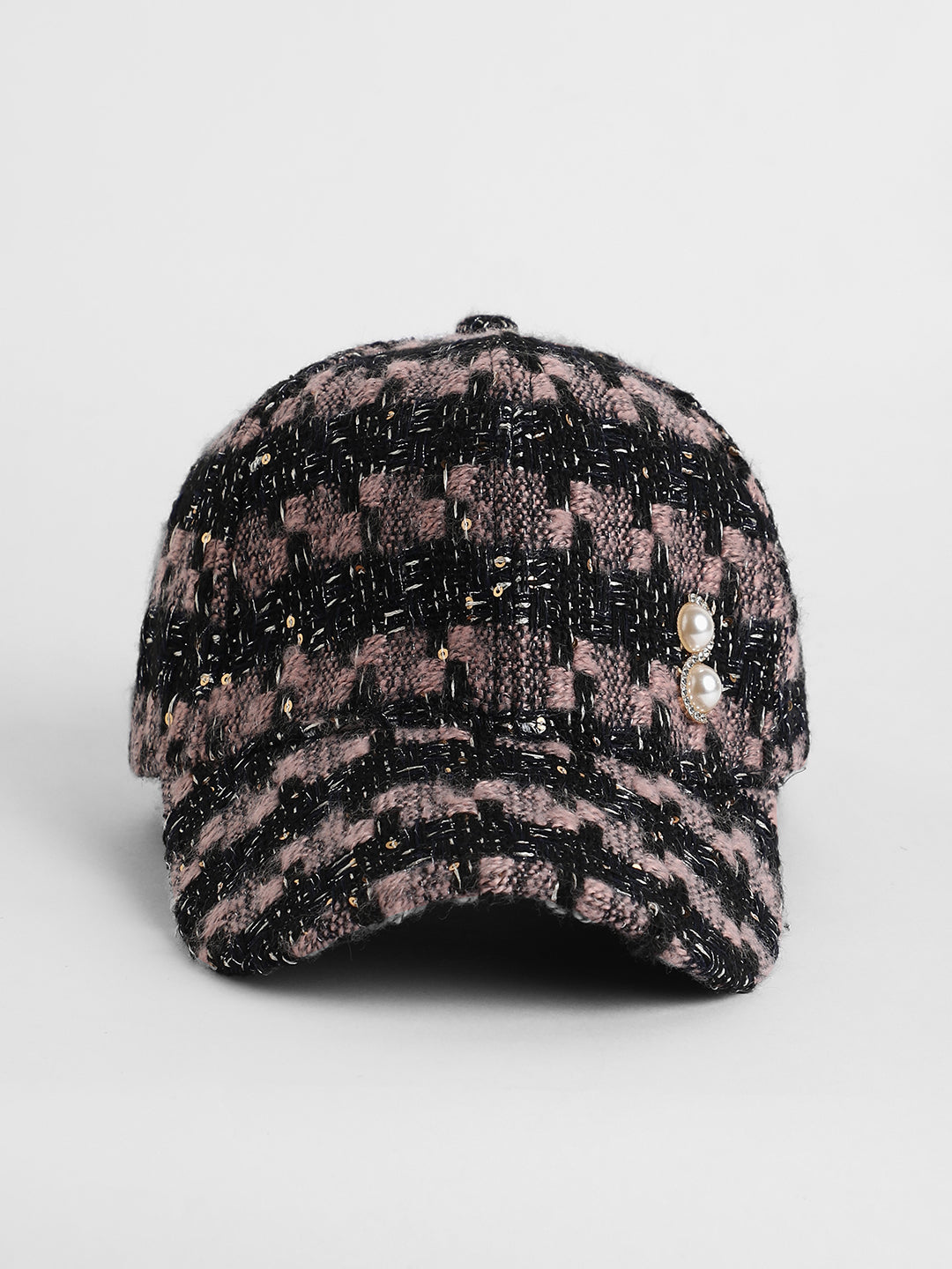 Embellished Weave Baseball Cap