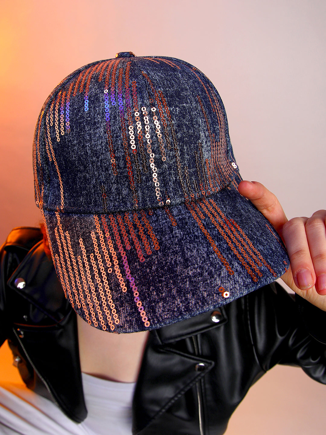 Sequin baseball hat online