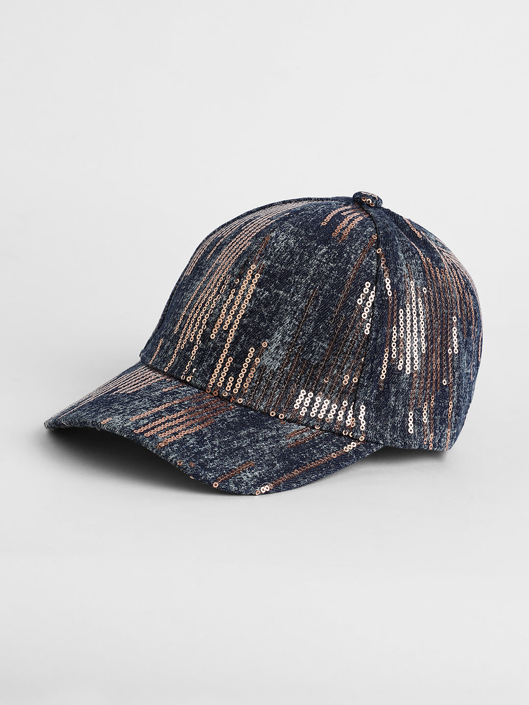 Heathered Sequin Baseball Cap