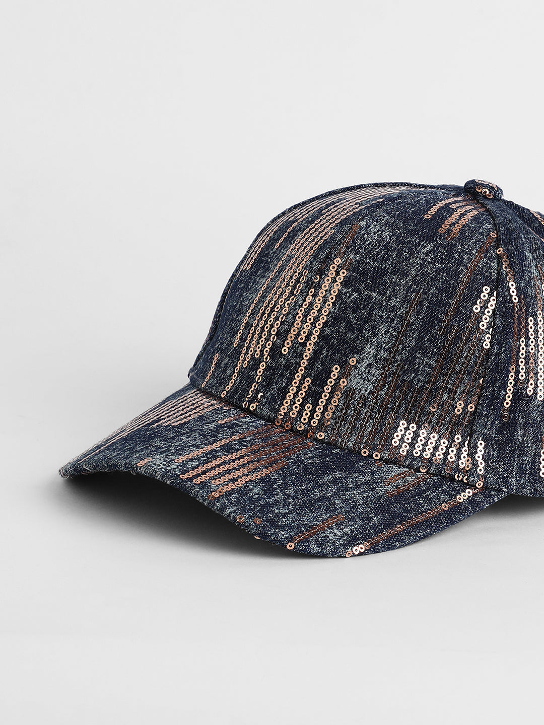 Heathered Sequin Baseball Cap