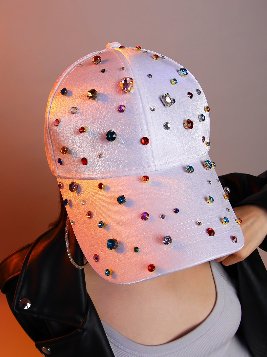 Embellished Drops Baseball Cap