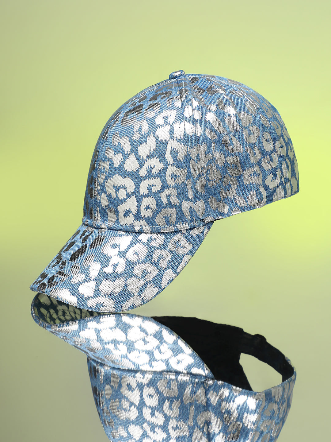 Metallic Leopard Baseball Cap