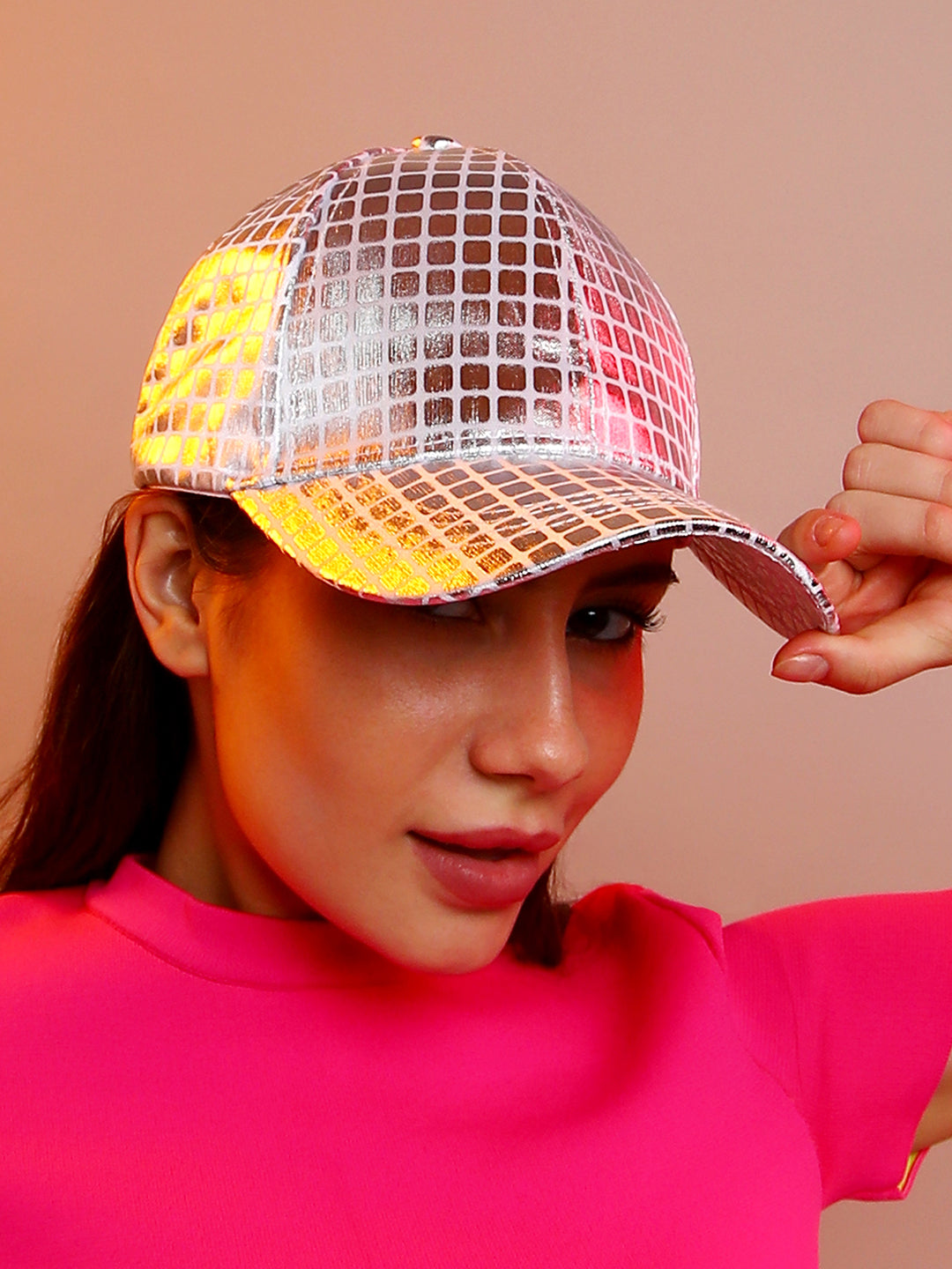 Metallic Cube Baseball Cap