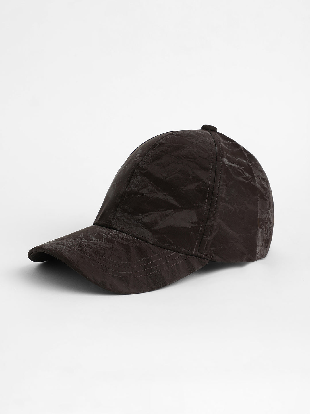 The Suede Baseball Cap - Coffee Brown