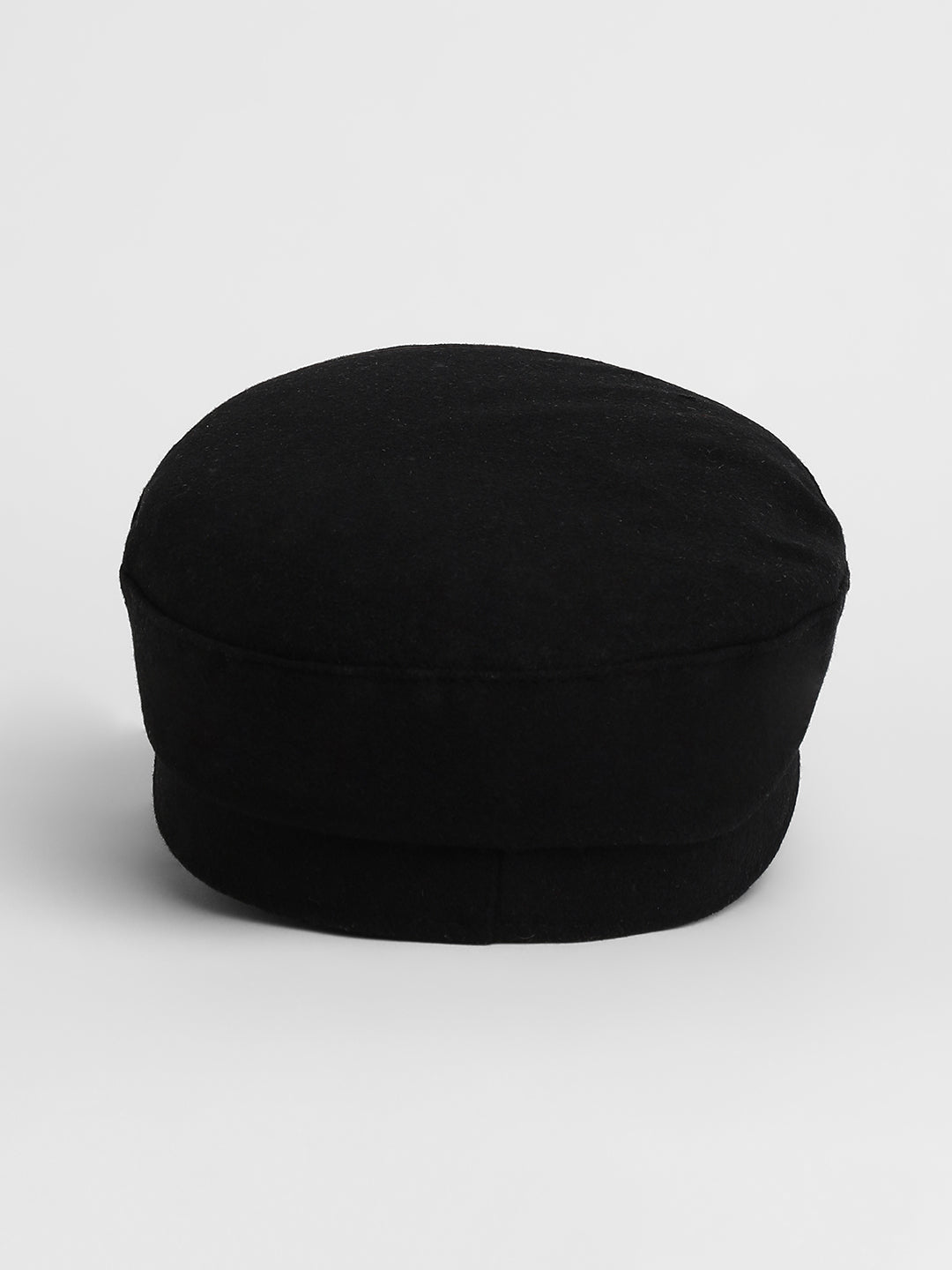 Women's Chain-Lined Breton Cap - Midnight Black