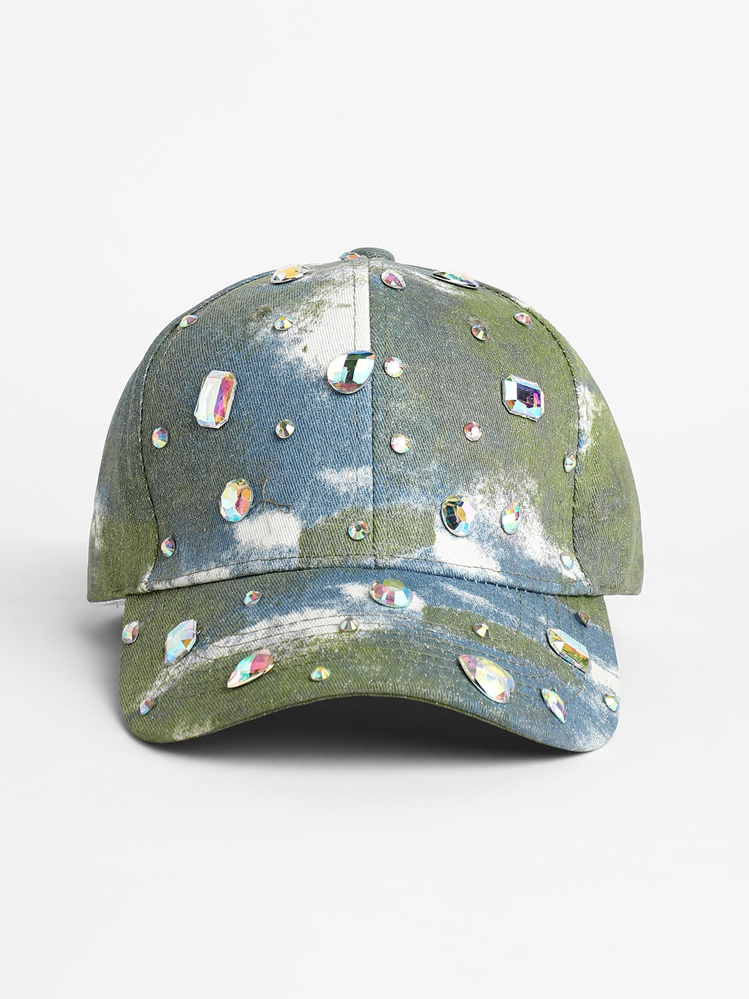 Women's Crystal Ombre Basketball Cap - Lapis Blue & Jungle Green