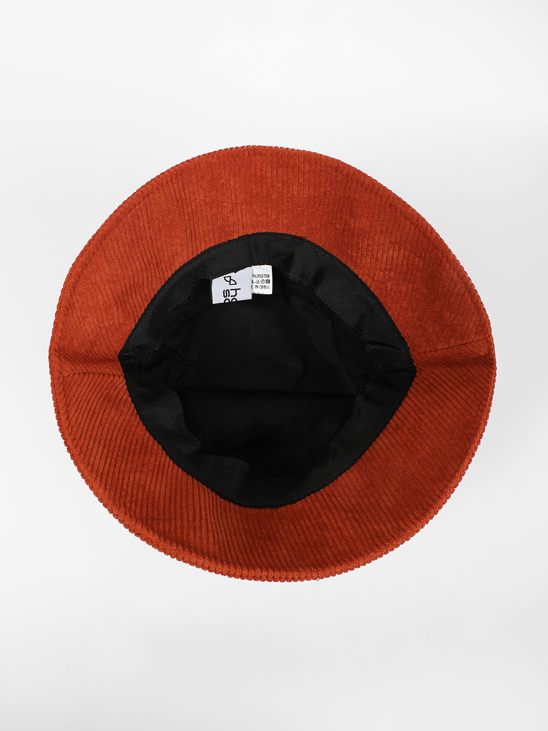 Solid Corduroy Bucket Hat - Terrcotta Brown