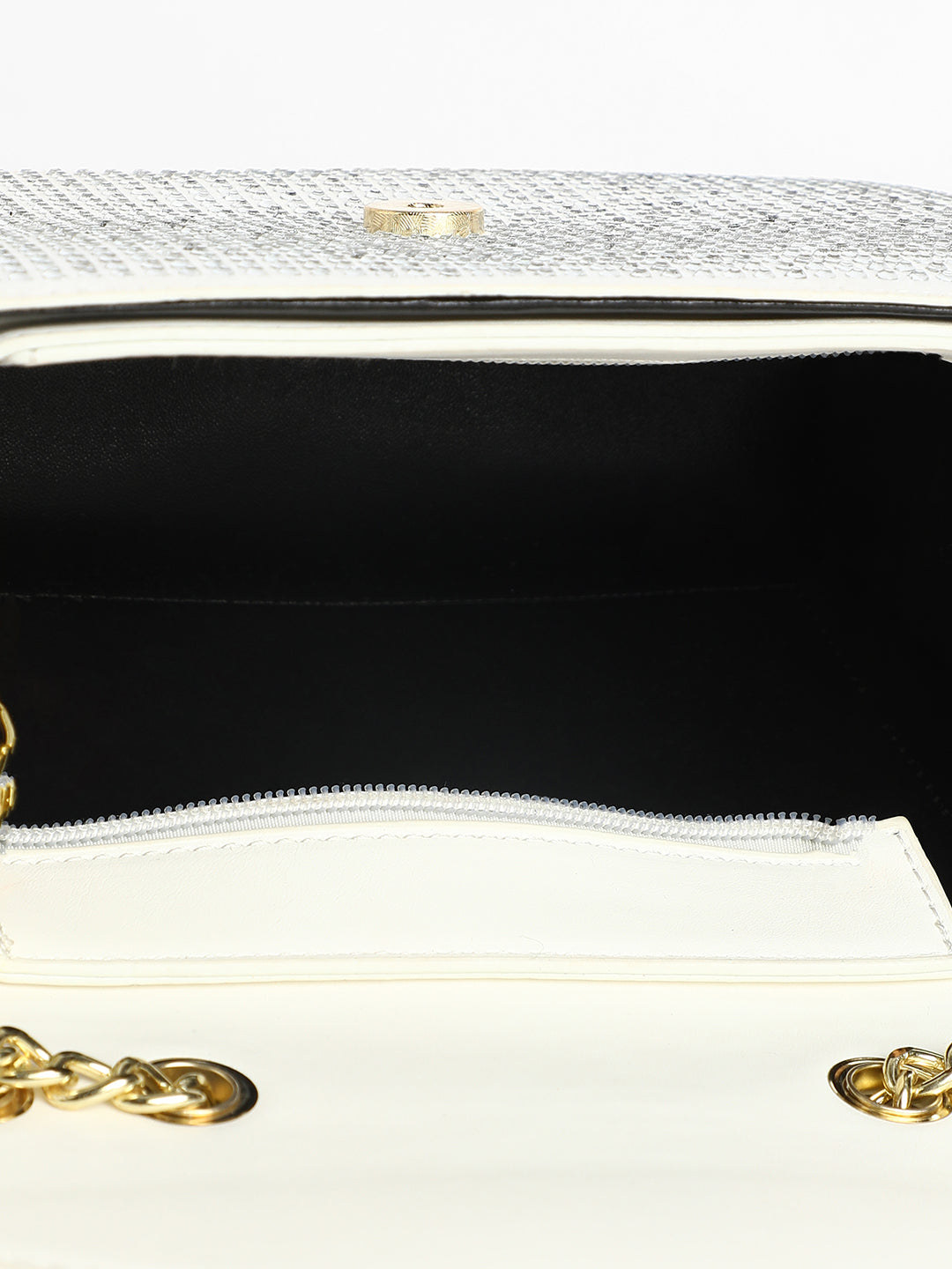 Women's The Stud Sling Bag - Ivory White