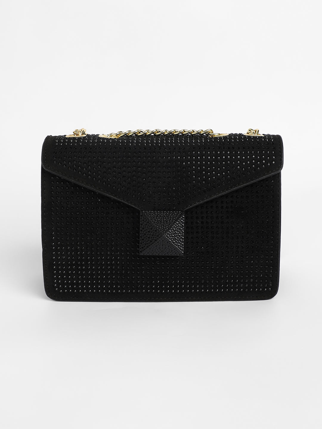 The Stud Sling Bag - Midnight Black