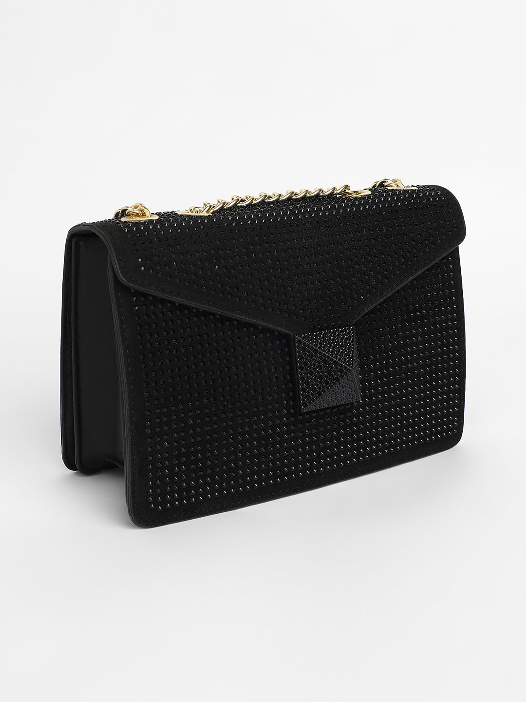 The Stud Sling Bag - Midnight Black