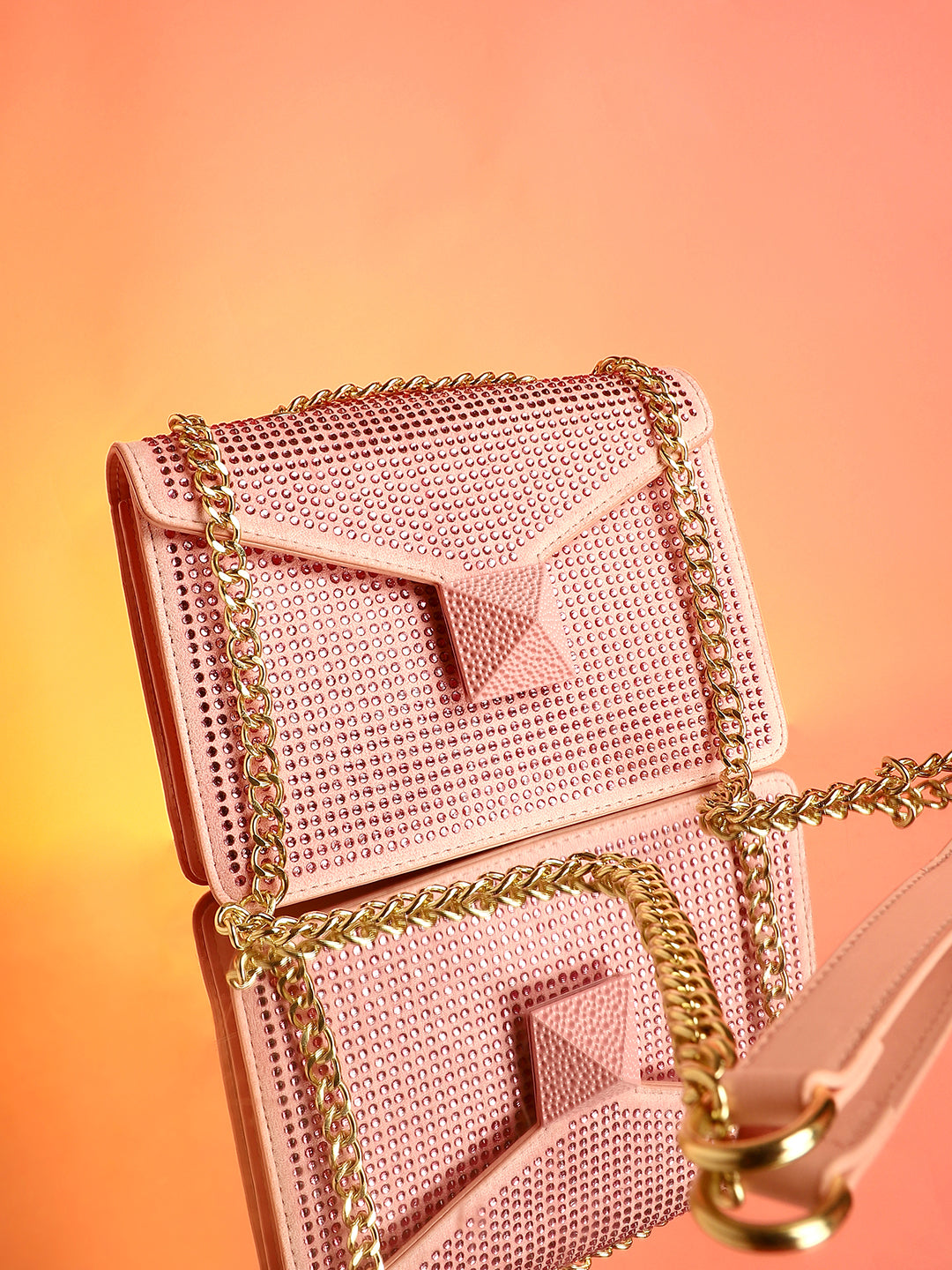 The Stud Sling Bag - Blush Pink