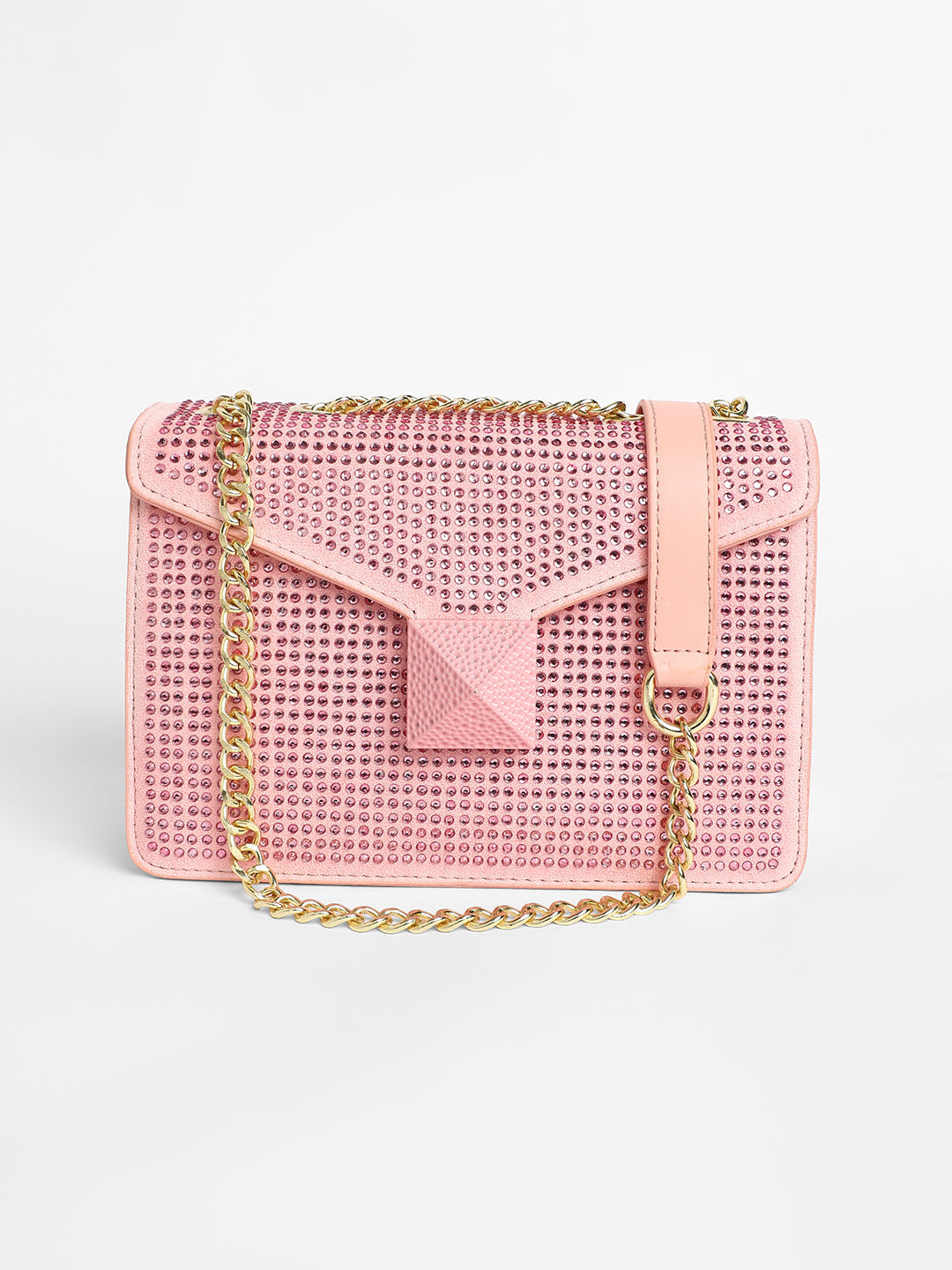 The Stud Sling Bag - Blush Pink