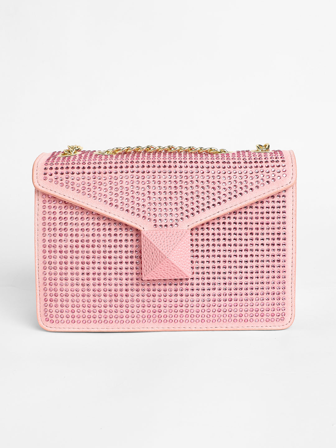 The Stud Sling Bag - Blush Pink