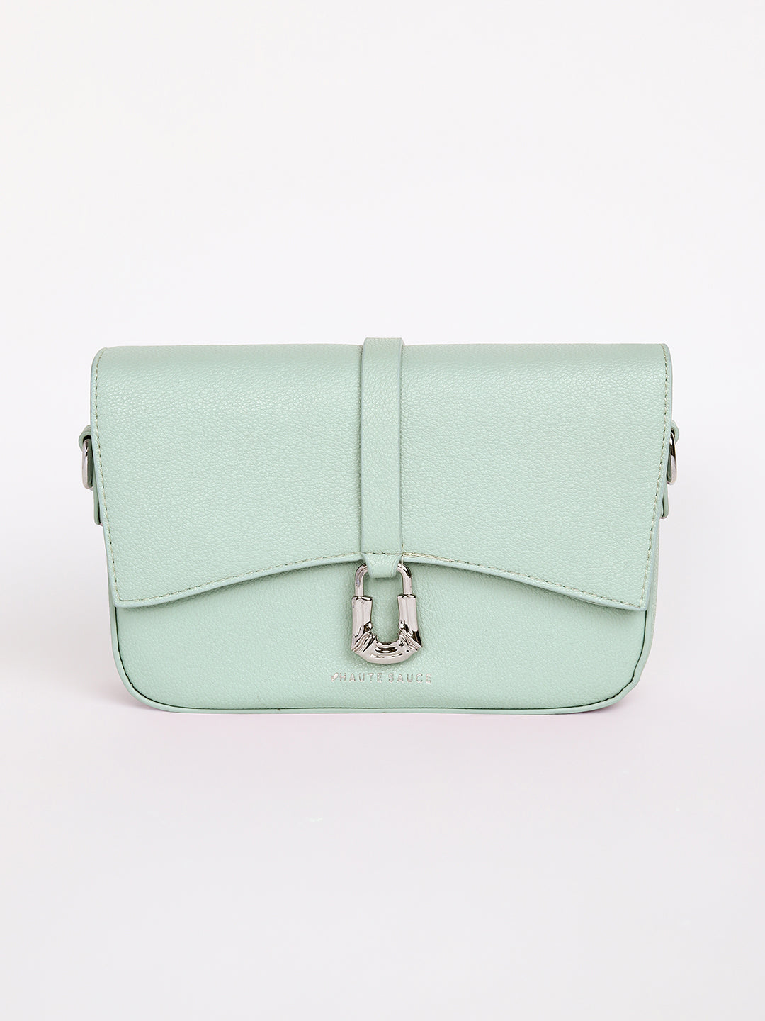 The Hanging Buckle Sling Bag - Pistachio Green