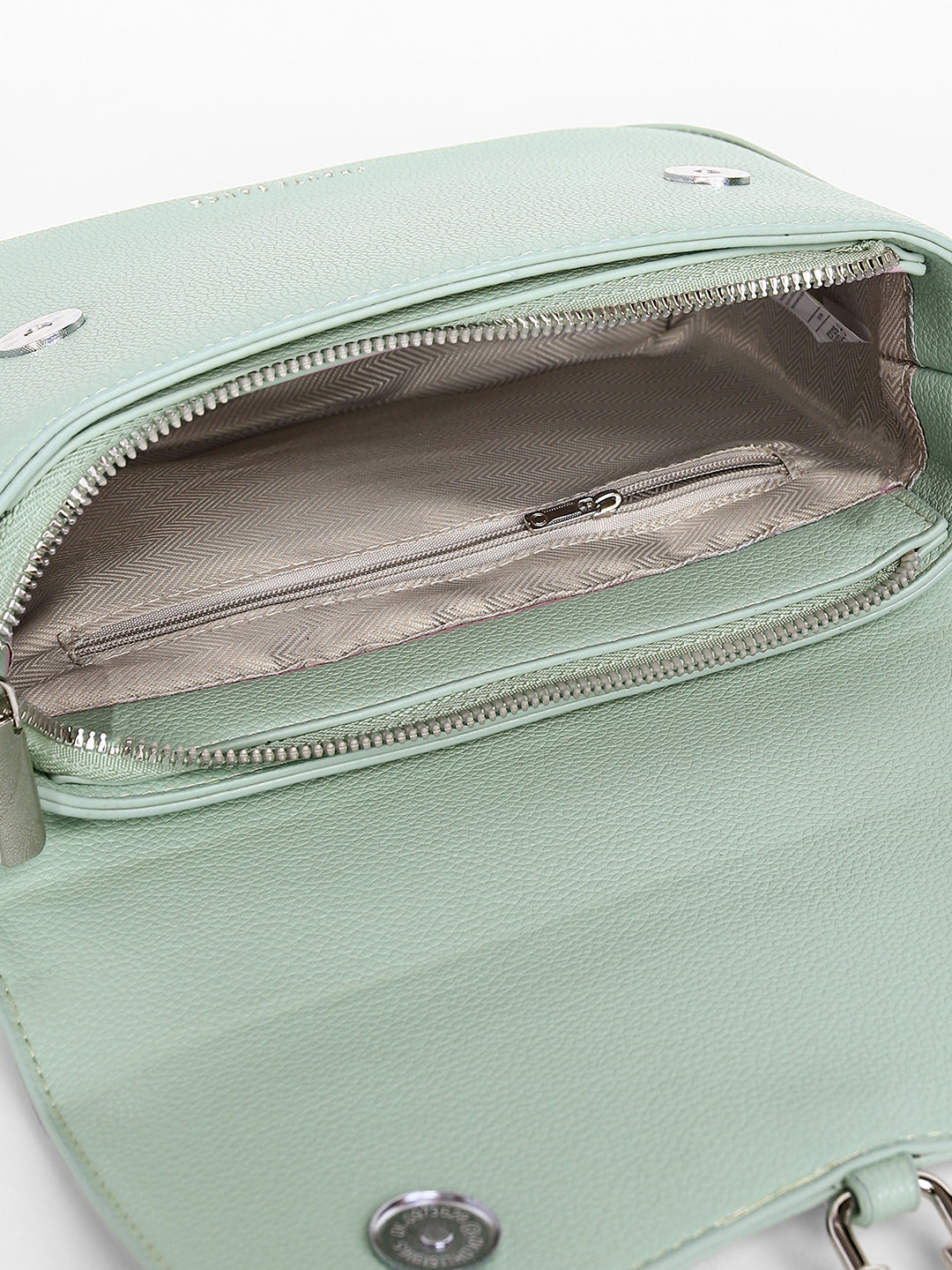 The Hanging Buckle Sling Bag - Pistachio Green