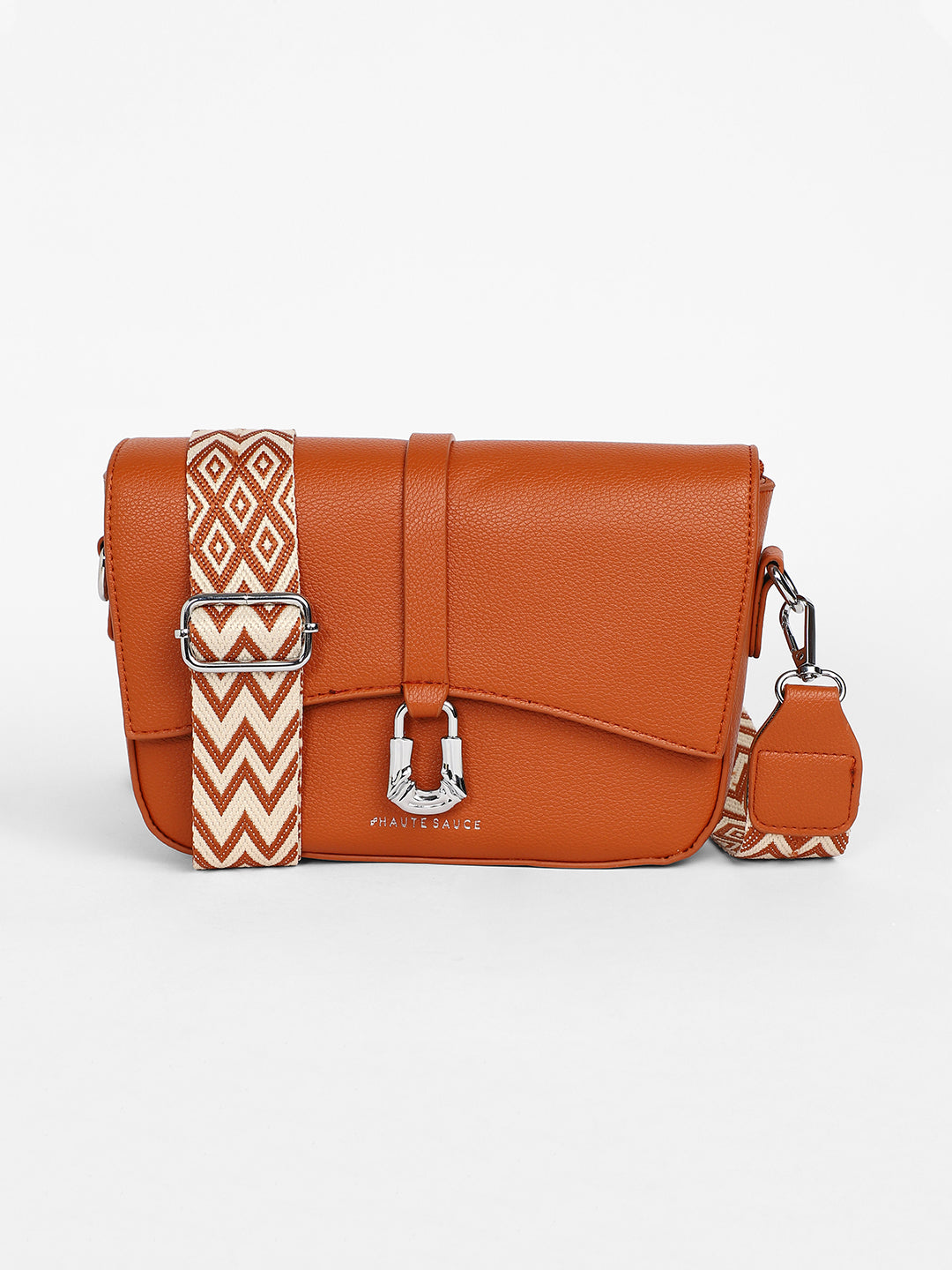 The Hanging Buckle Sling Bag - Terracotta Brown