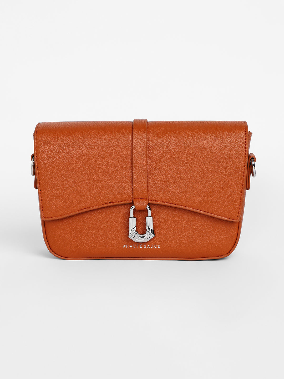 The Hanging Buckle Sling Bag - Terracotta Brown