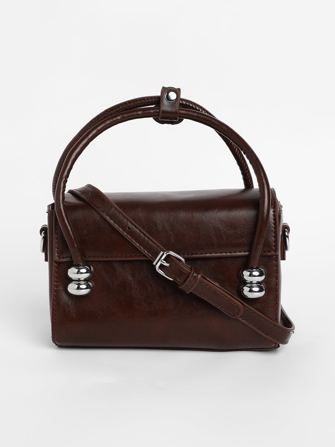 The Orb Mini Sling Bag - Coffee Brown