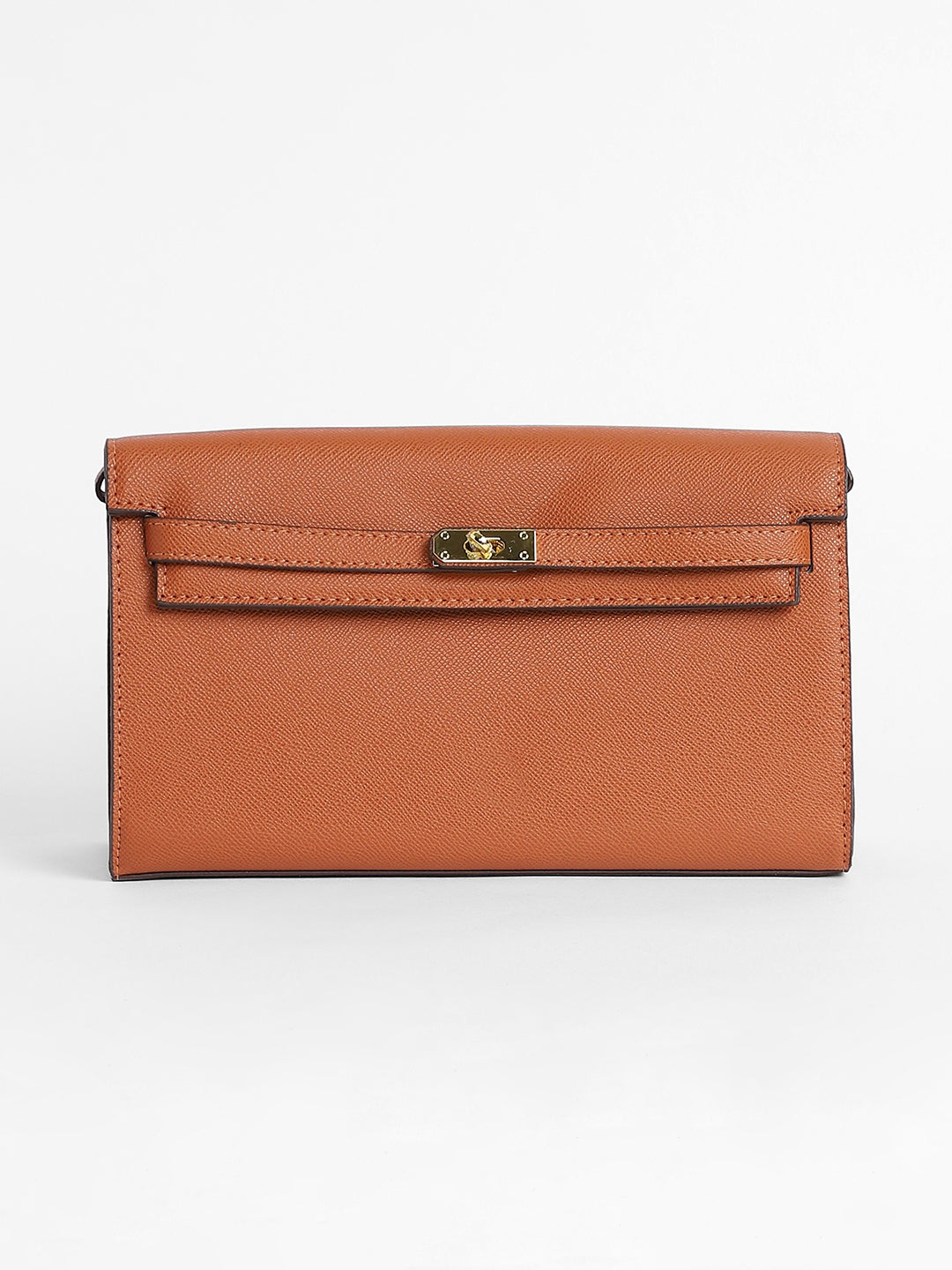 The Overlap Sling Bag - Terracotta Brown