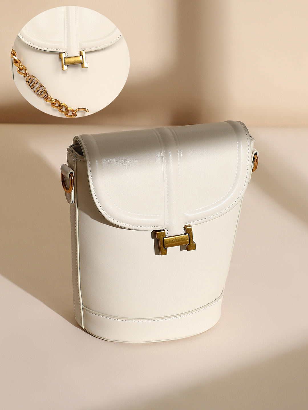 The Monogram Sling Bag - Ivory White